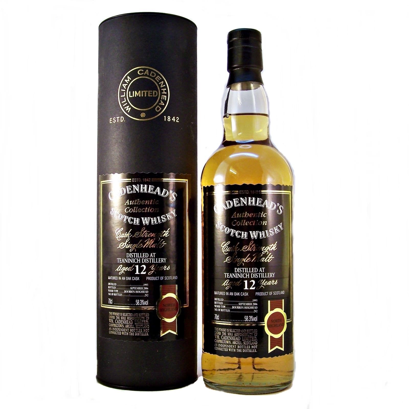 Teaninich 12 Year Old Cadenhead's Authentic Collection