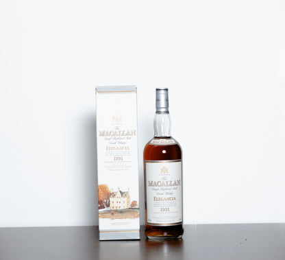 The Macallan Elegancia (1991) – Speyside Single Malt Scotch Whisky, 1 Litre, 40% ABV