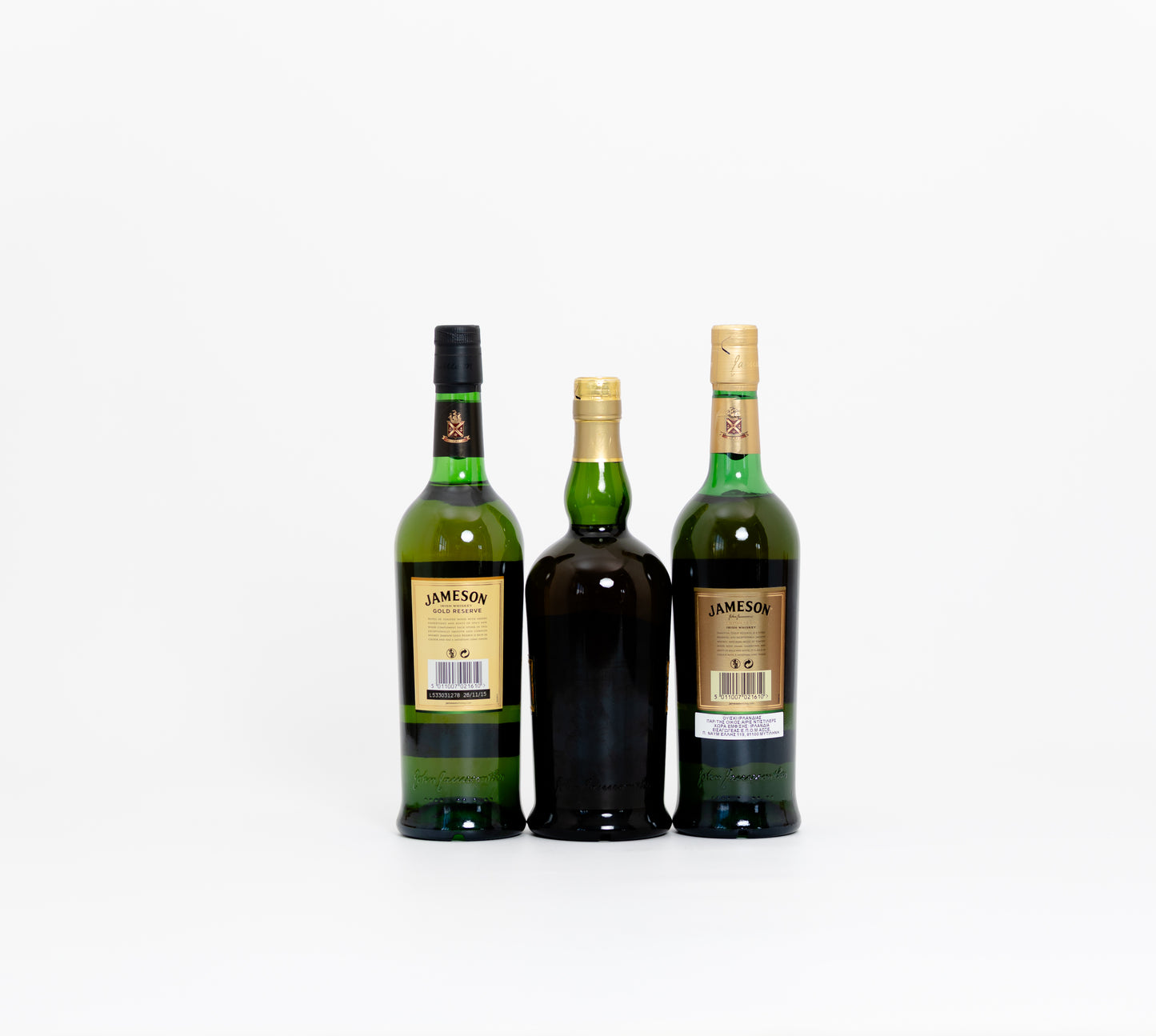 Jameson Gold Reserve Trio Of Bottles