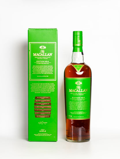 Macallan Edition No. 4 Limited Edition Speyside Single Malt Scotch Whisky (2018) 70cl