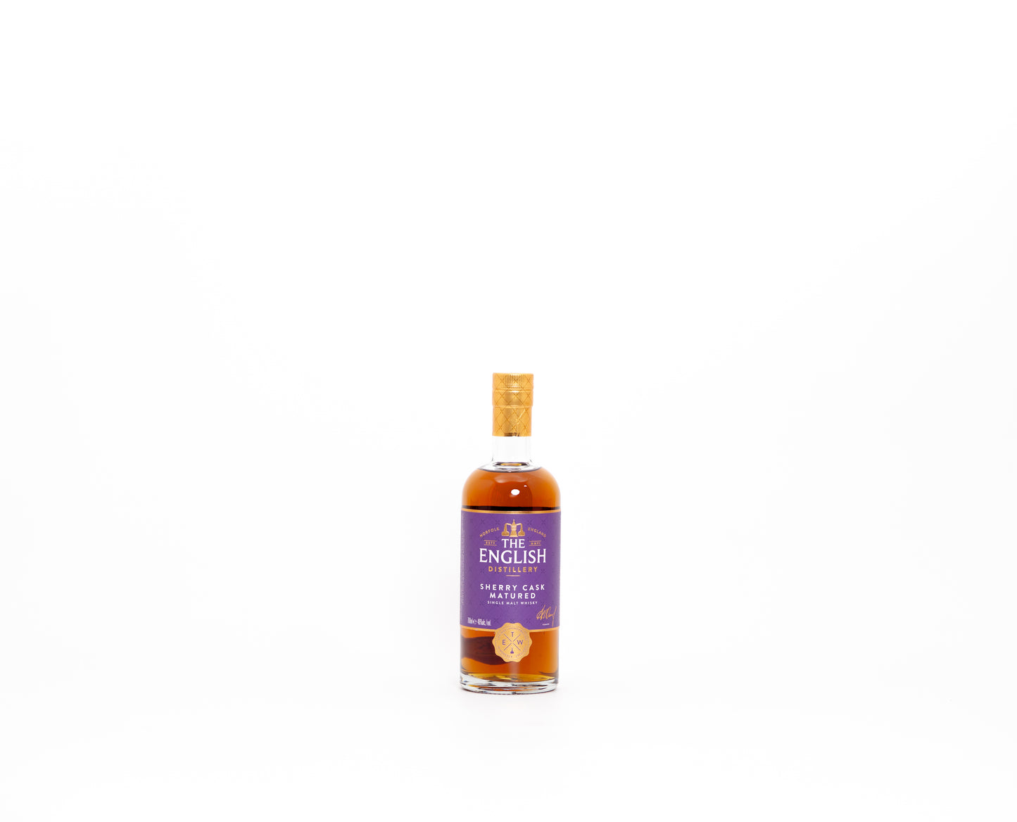 The English Whisky Company Sherry Cask – Single Malt English Whisky, 46% ABV, 70cl