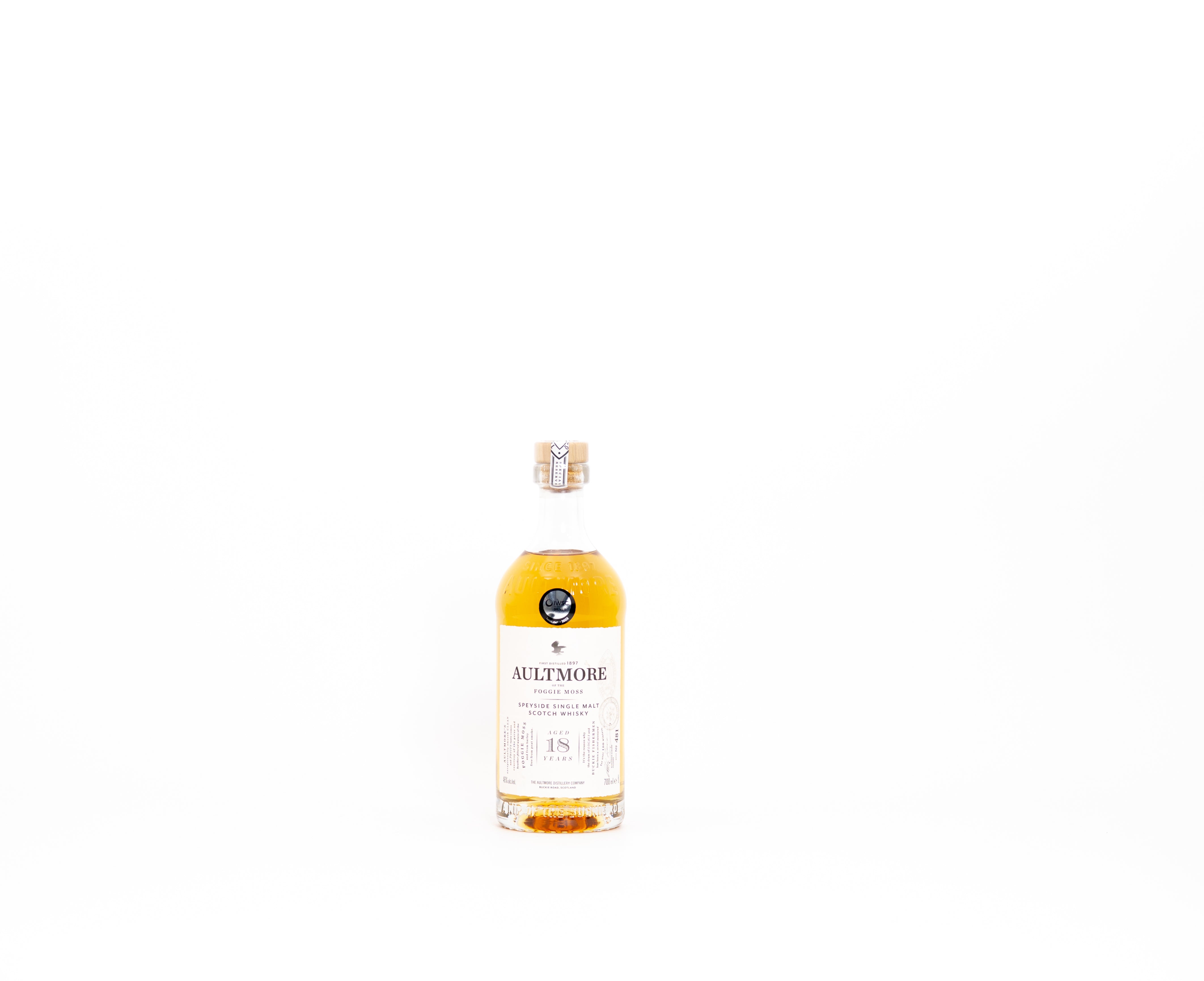 Aultmore 18 Year Old – Single Malt Scotch Whisky, 46% ABV, 70cl