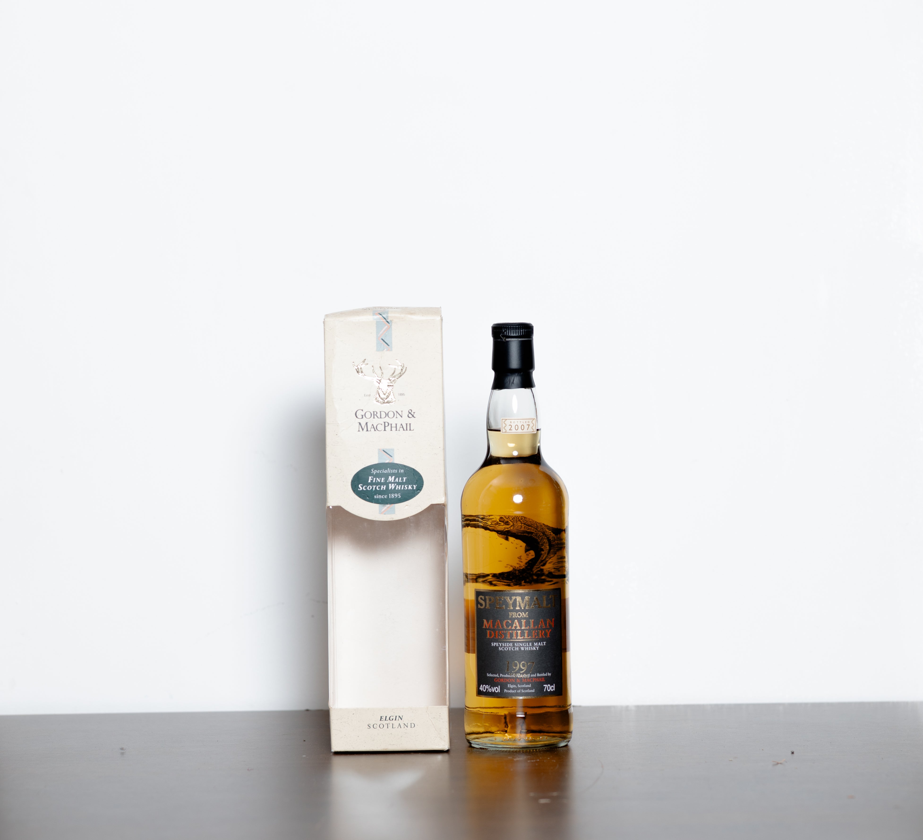 Macallan 1997 (Speymalt) Gordon & MacPhail – Speyside Single Malt Scotch Whisky, 70cl, 40% ABV (Bottled 2006, Original Box)