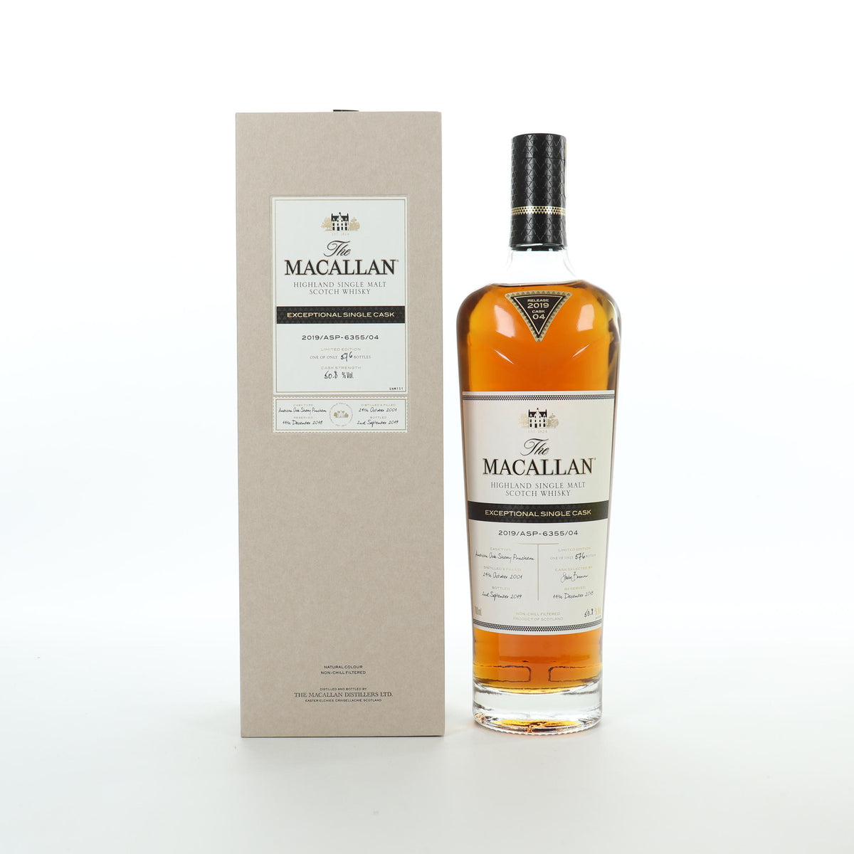 Macallan 17 Year Old Exceptional Single Cask ASP-6355/04 (Distilled 2001, Bottled 2019)