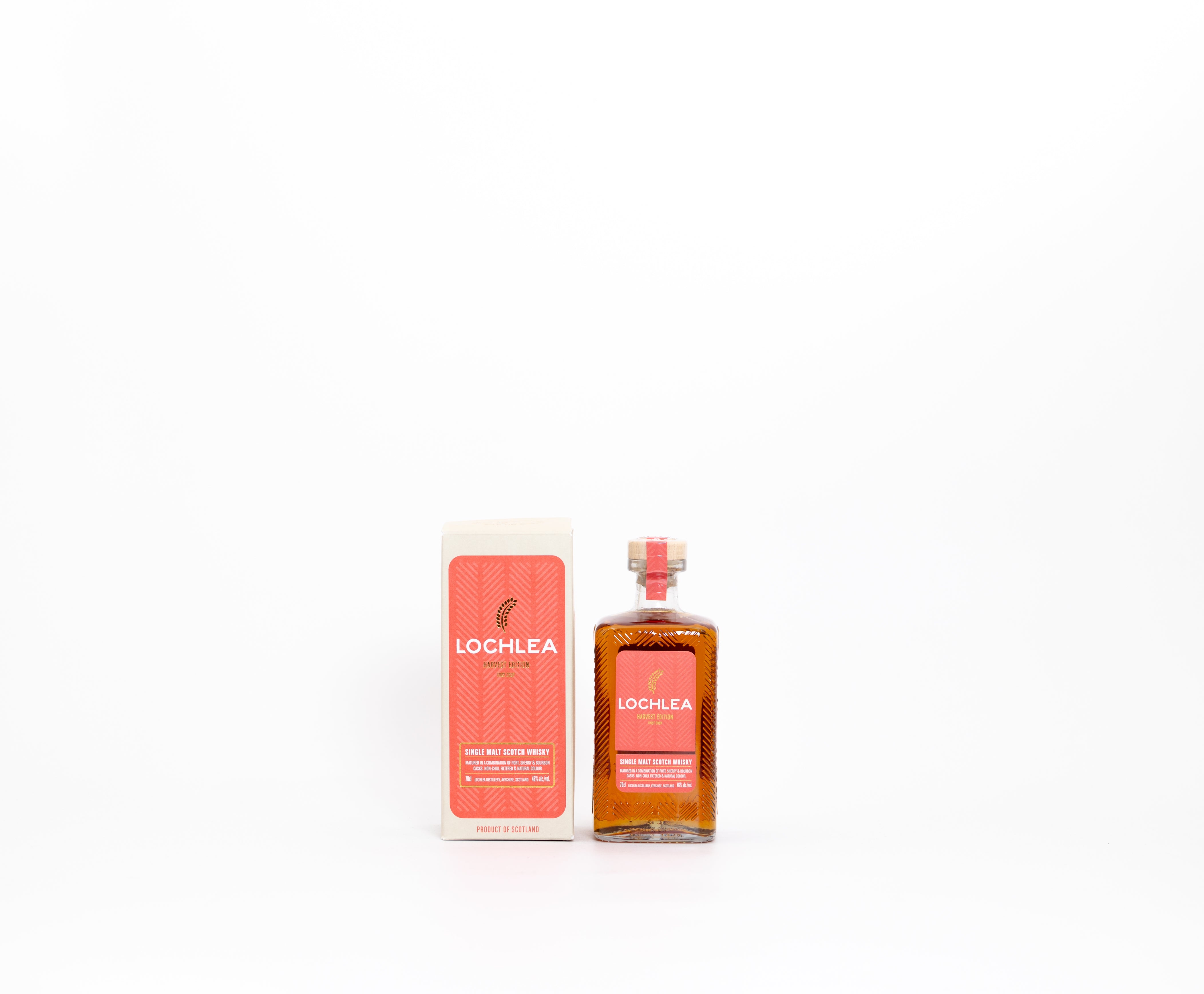 Lochlea Harvest Edition First Crop – 46% ABV, 700ml (Port, Oloroso Sherry & Bourbon Cask Matured)