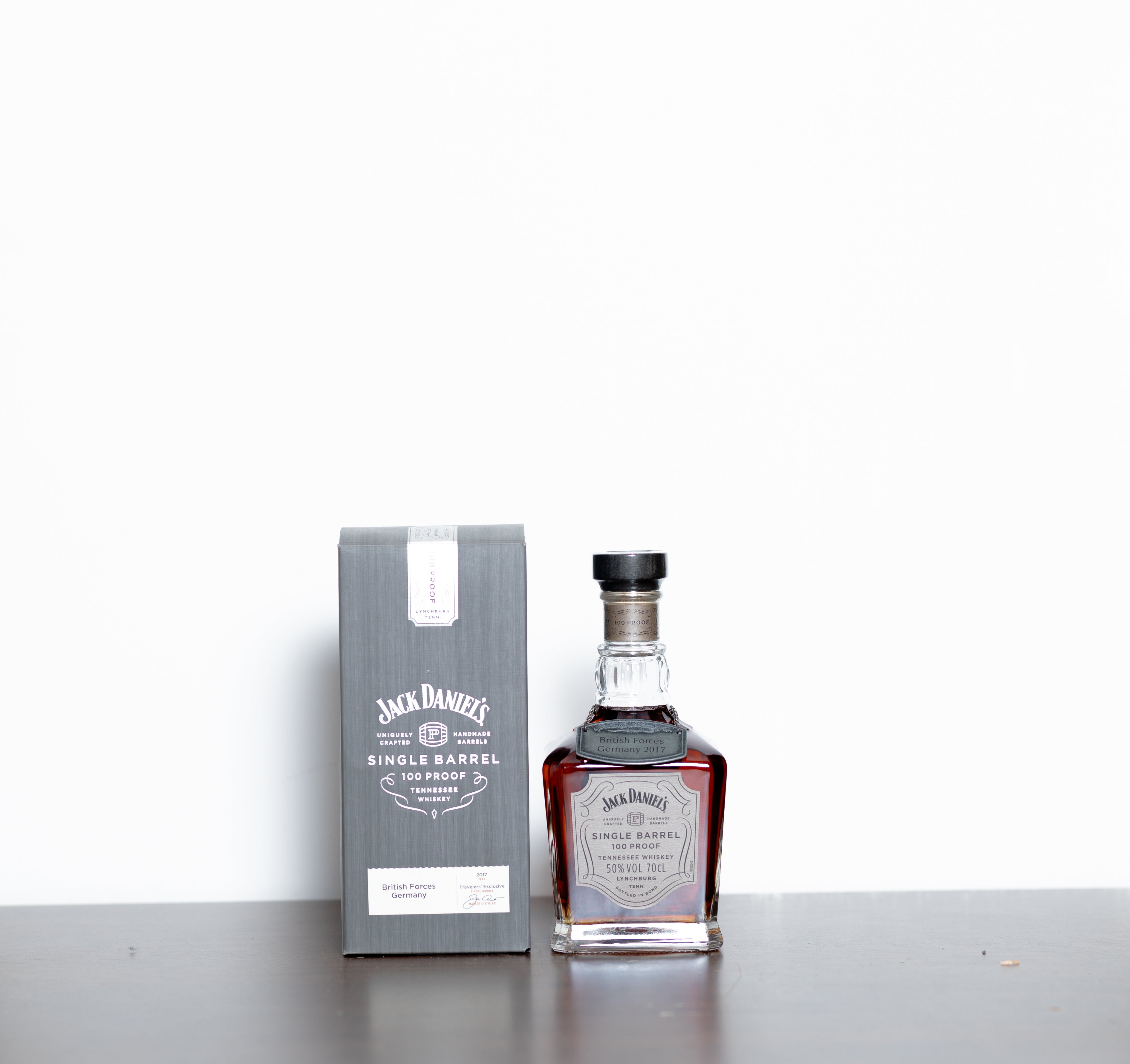 Jack Daniel's Single Barrel #17-7081 100° Proof Travelers' Exclusive 2017 - British Forces Germany