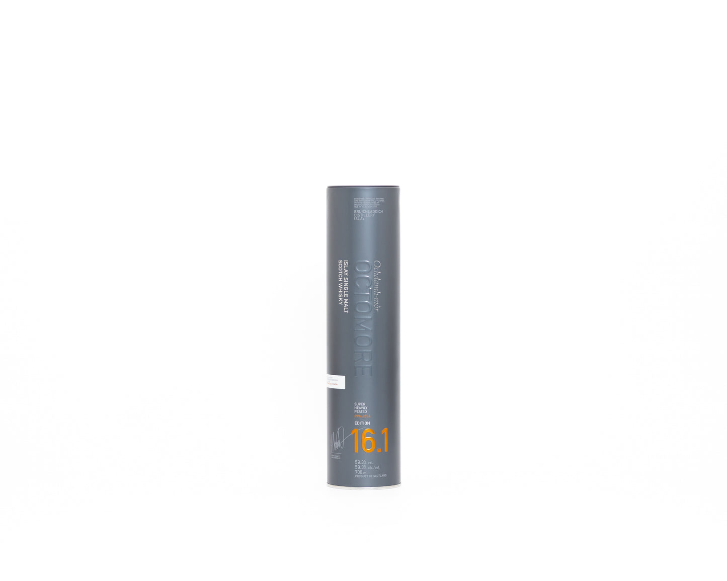 Octomore 16.1 – 5 Year Old Islay Single Malt, 59.3% ABV, 70cl (First-Fill Bourbon Casks, 101.4 PPM)