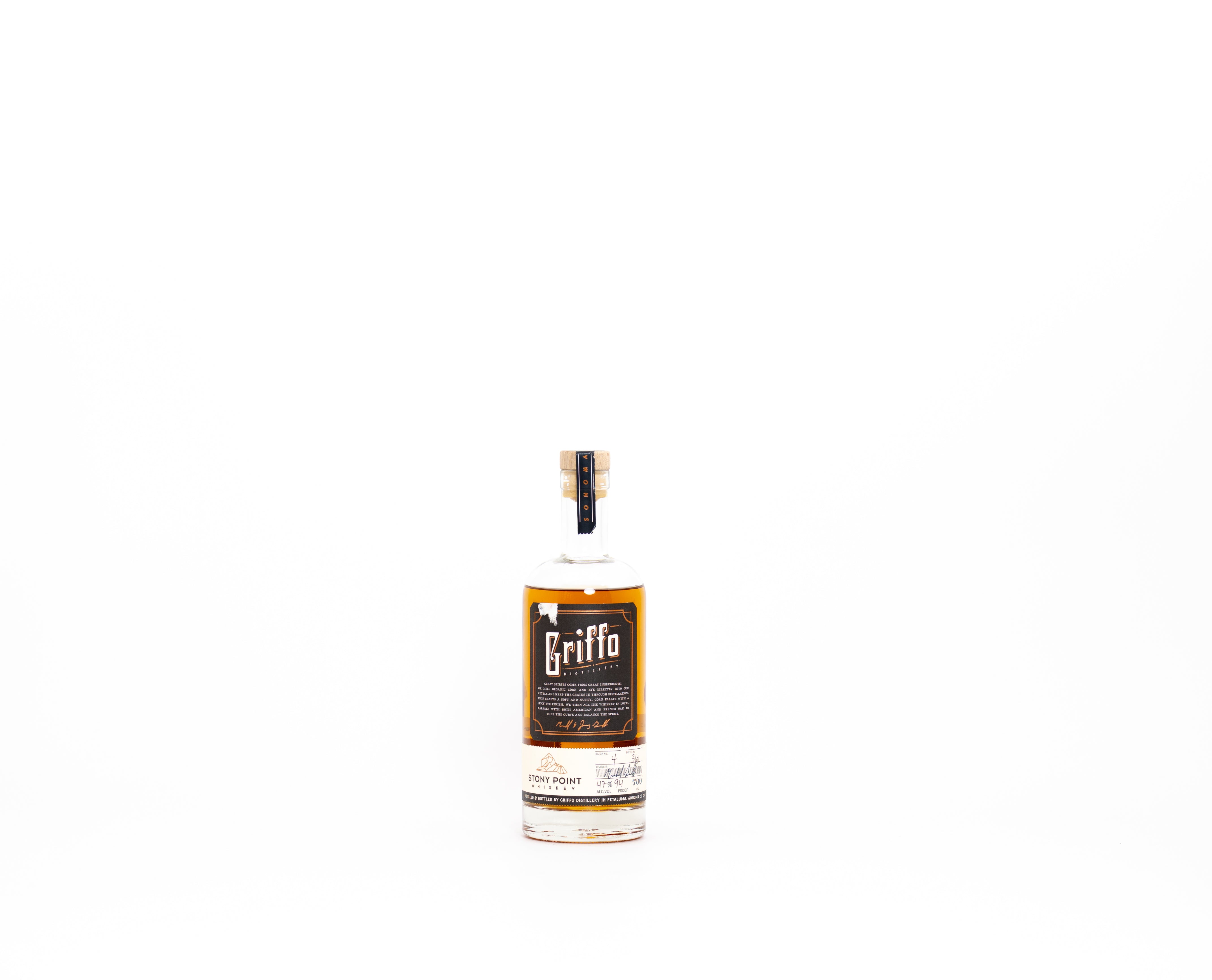 Griffo Stoney Point Batch #4 – American Single Grain Whisky, 47% ABV, 70cl