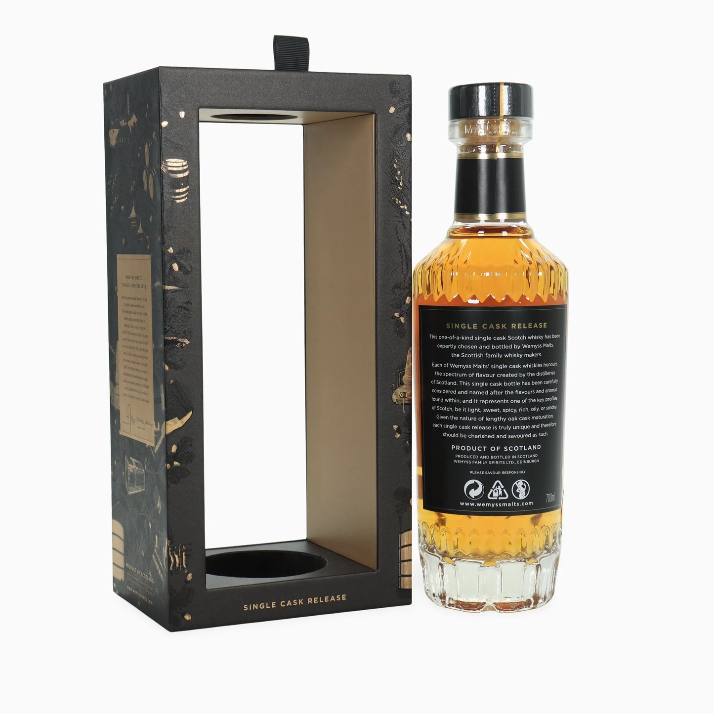 Glen Moray 1996 – 25 Year Old “Ultimate Apple Pie” (Wemyss Malts), 46% ABV, 70cl (245 Bottles)