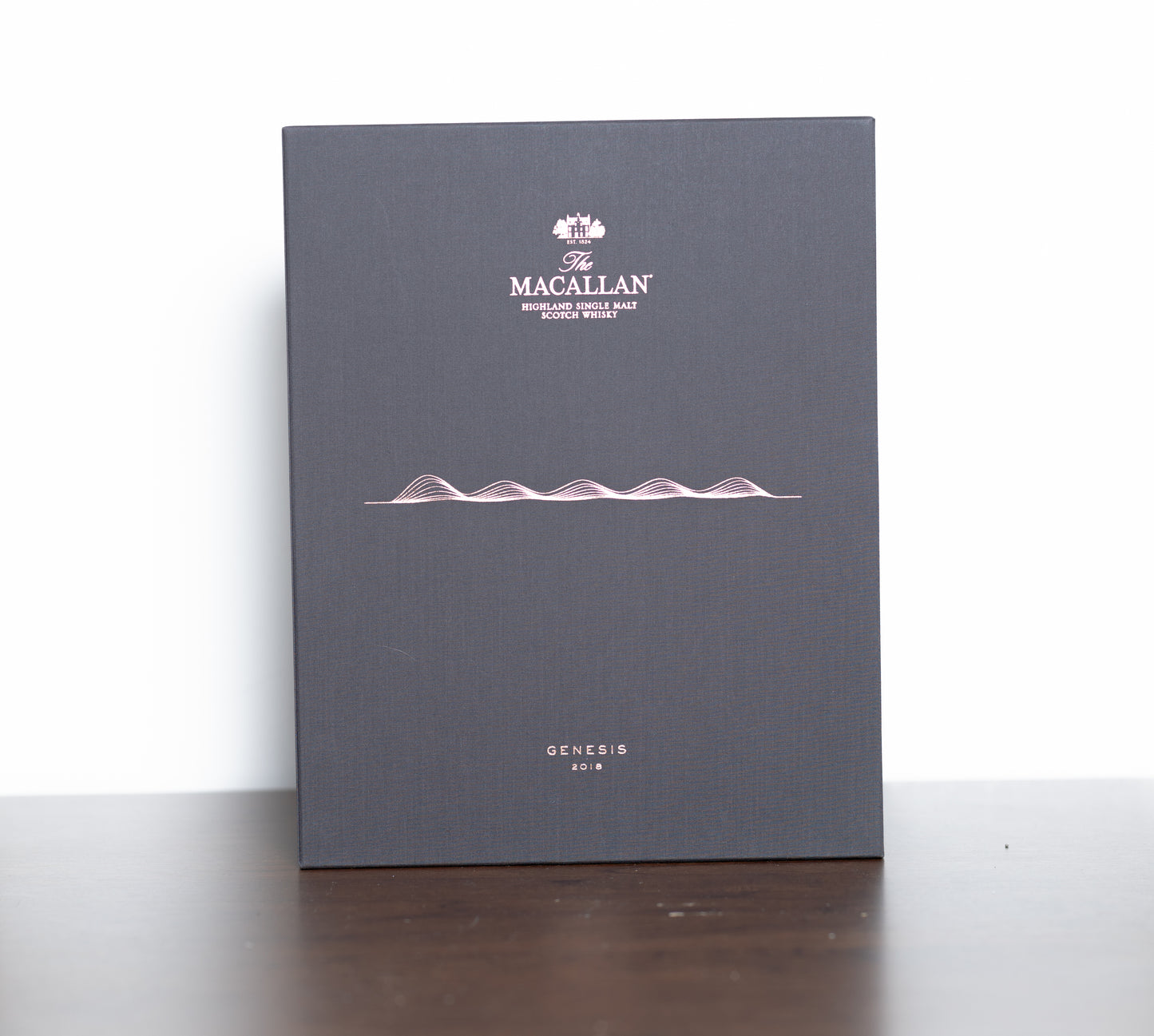 The Macallan Genesis – Limited Edition Distillery Design Release, 45.5% ABV (Full Presentation Pack inc. Signed Architect Print + Yellow Macallan Transit Box)