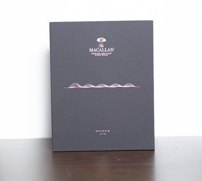 The Macallan Genesis – Limited Edition Distillery Design Release, 45.5% ABV (Full Presentation Pack inc. Signed Architect Print + Yellow Macallan Transit Box)
