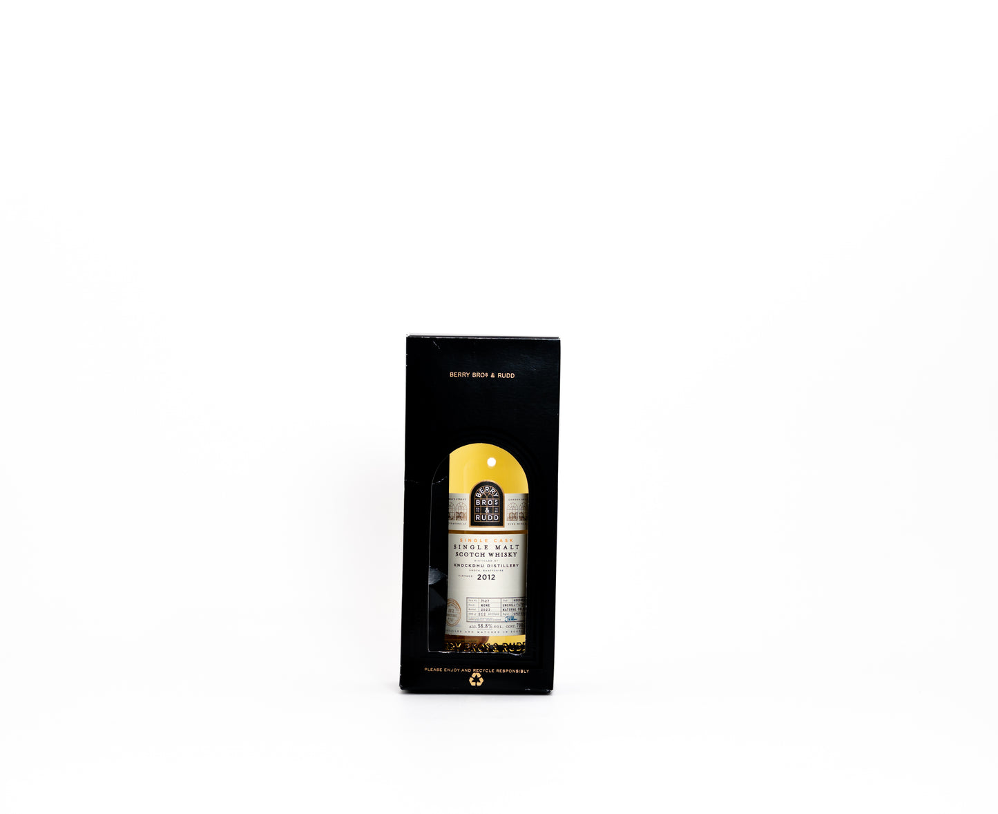 Knockdhu 11 Year Old Single Cask – Berry Brothers & Rudd 2012, 58.8% ABV, 70cl (Limited to 312 Bottles, With Presentation Box)