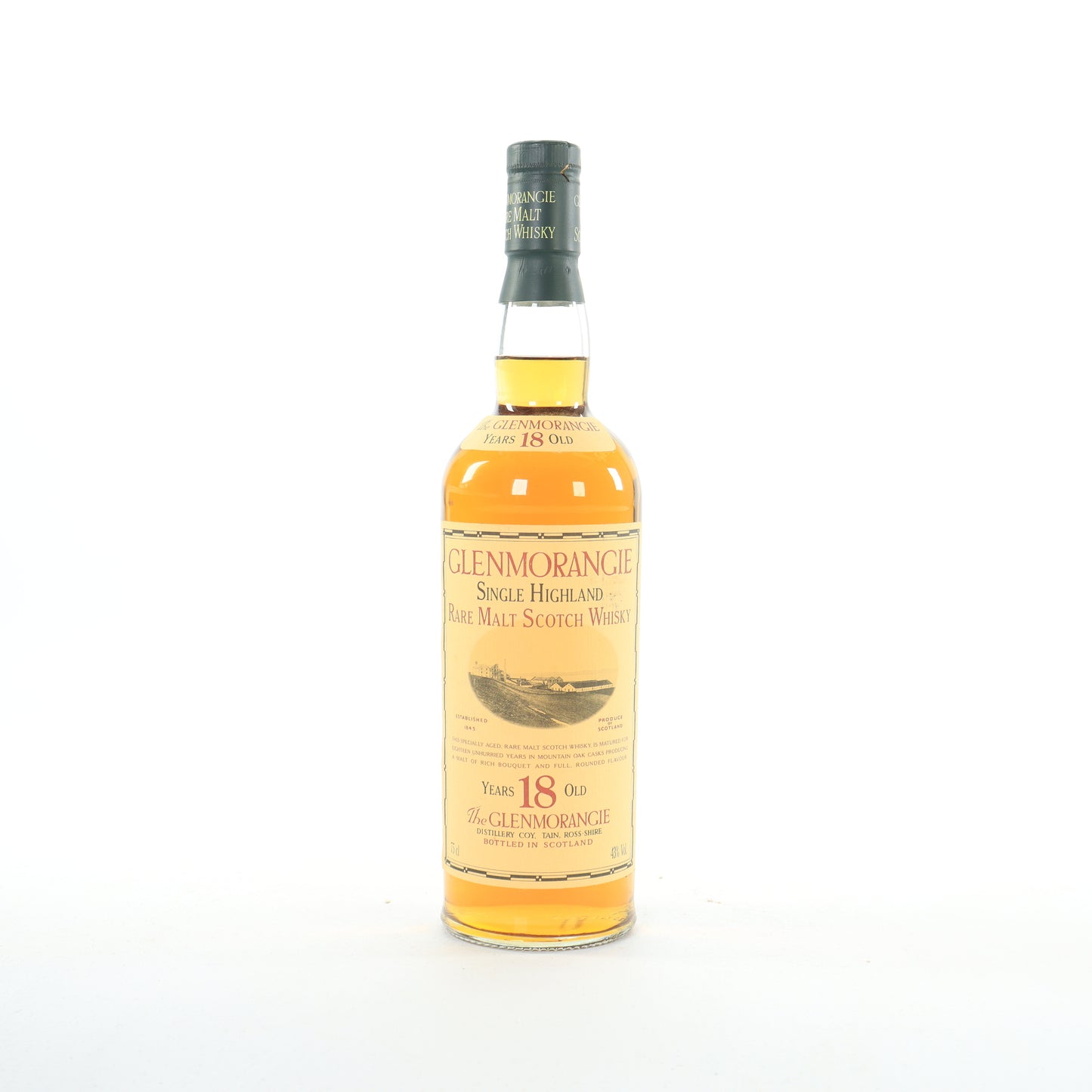 Glenmorangie 18 Year Old – 1980s Bottling, Highland Single Malt, 43% ABV, 70cl