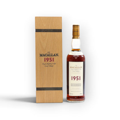 The Macallan Fine and Rare 1951 | Sherry Casks #1541 & #1542 | 48.8% ABV | 632 Bottles | 70cl
