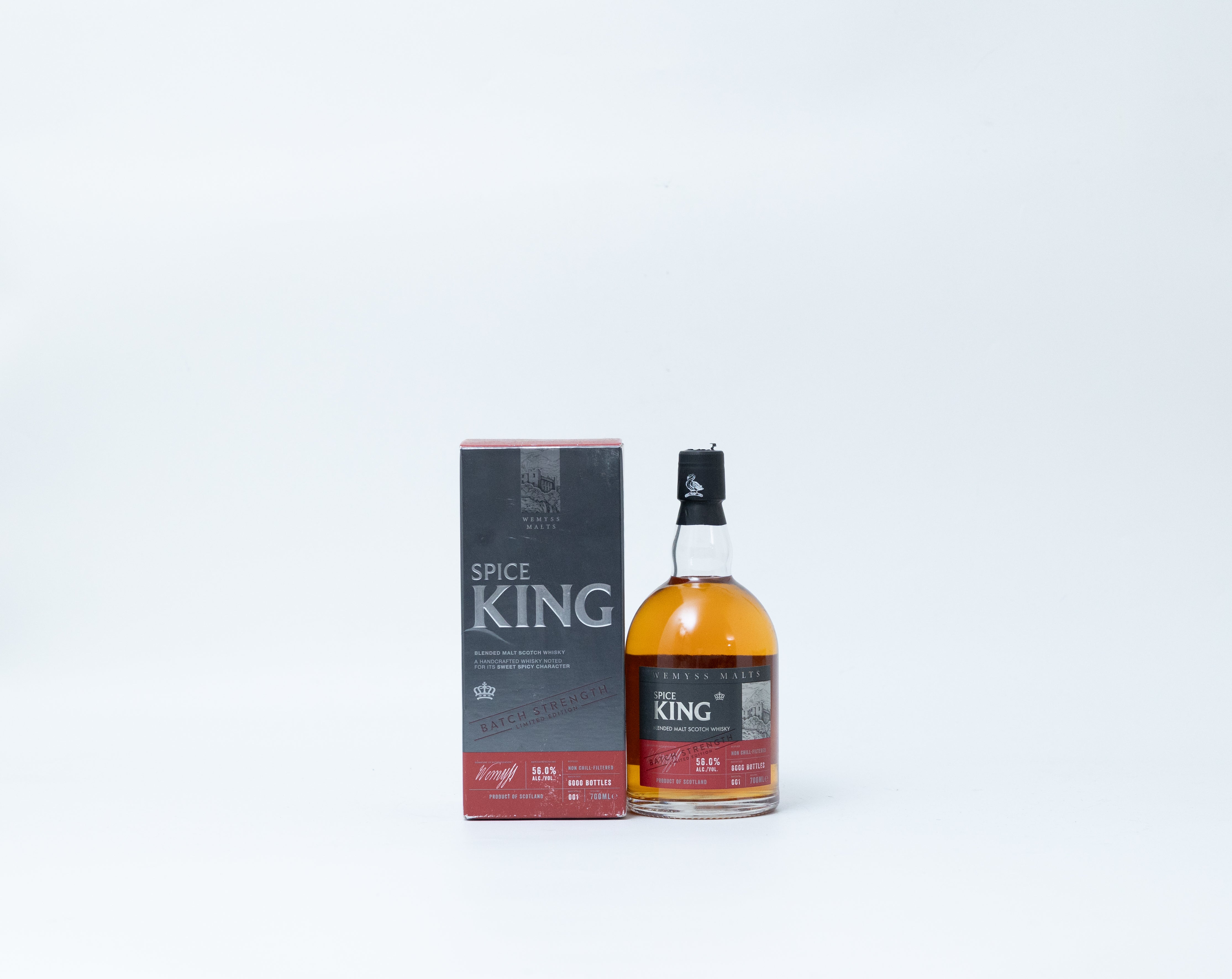 Wemyss Malts Spice King Batch Strength #001 – Limited Edition Small Batch Blend, 70cl