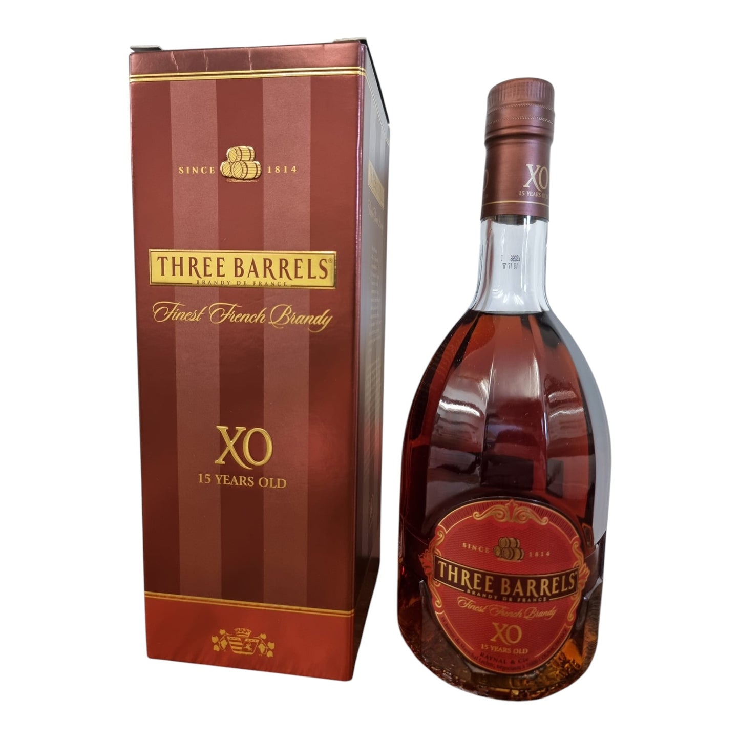 Three Barrels XO 15 Year Old French Brandy