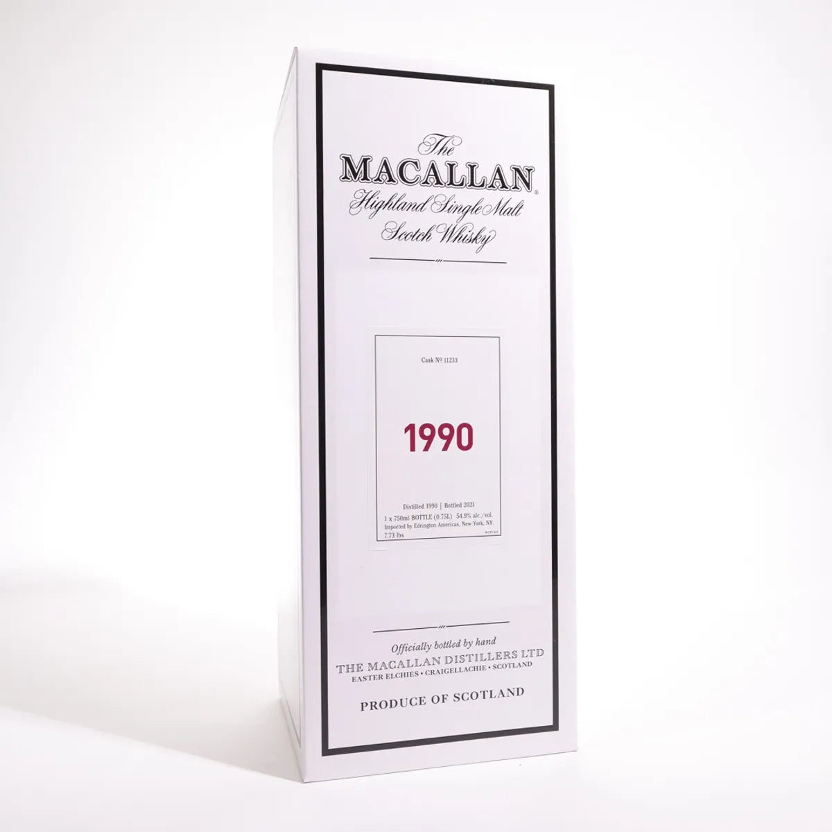 Macallan Fine & Rare Single Cask #11233 Whisky (1990 Vintage) — 30 Year Old
