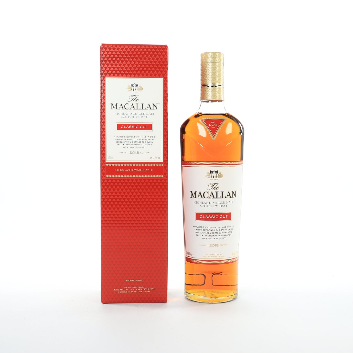 Macallan Classic Cut – 2018 Release – 70cl – 51.2% ABV