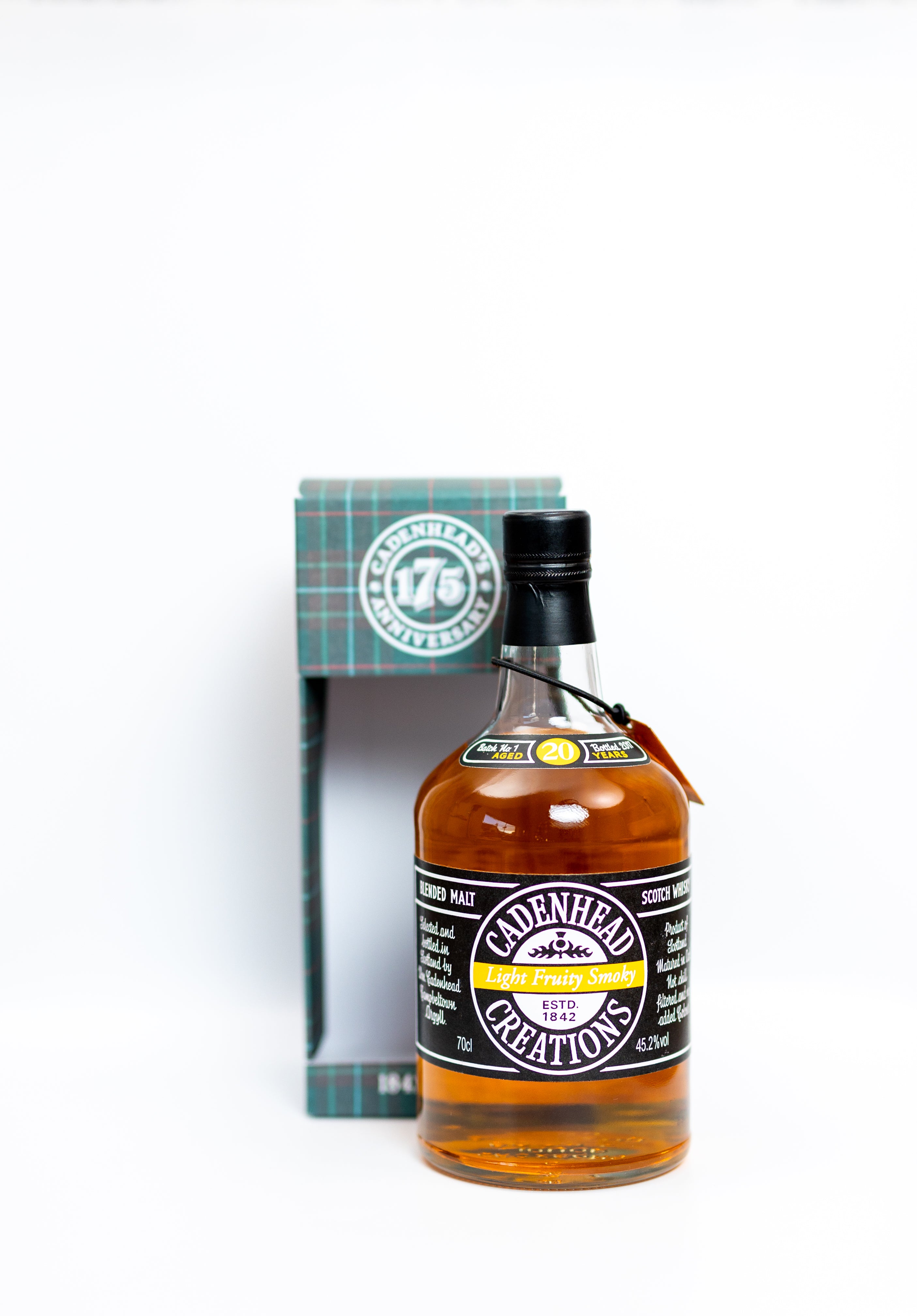 Cadenhead (175th Anniversary) Creations 20 year old (Light, Fruity, Smoky) - Batch 1