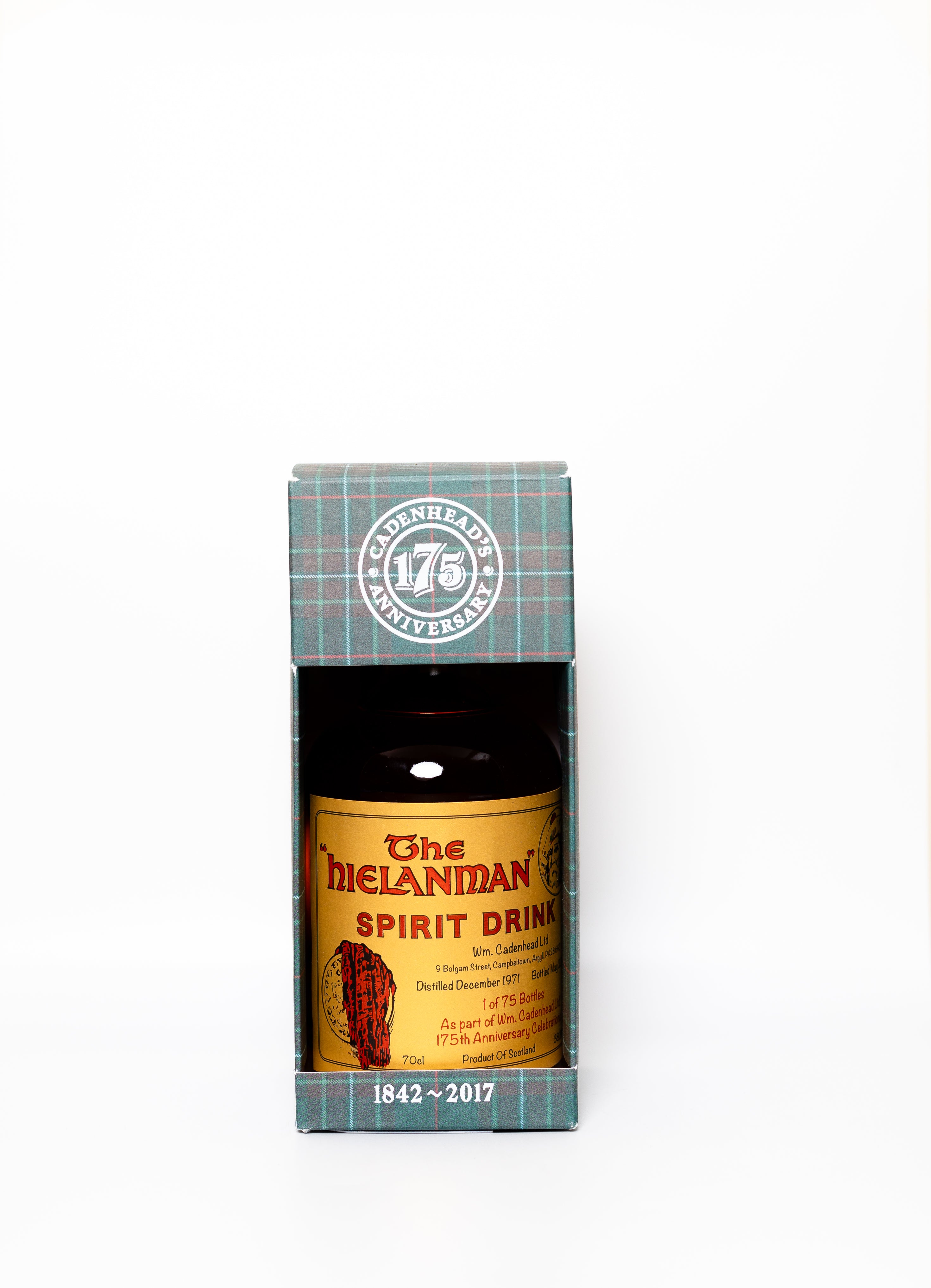 Glenfarclas: The Heilanman (Spirit Drink) 45 year old for Cadenheads 175th Anniversary