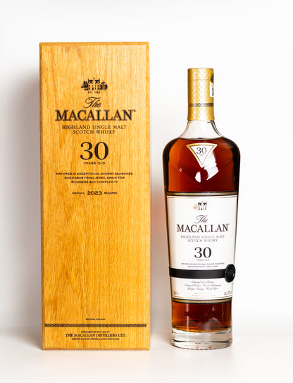 Macallan 30 Year Old Sherry Oak  2023 Release