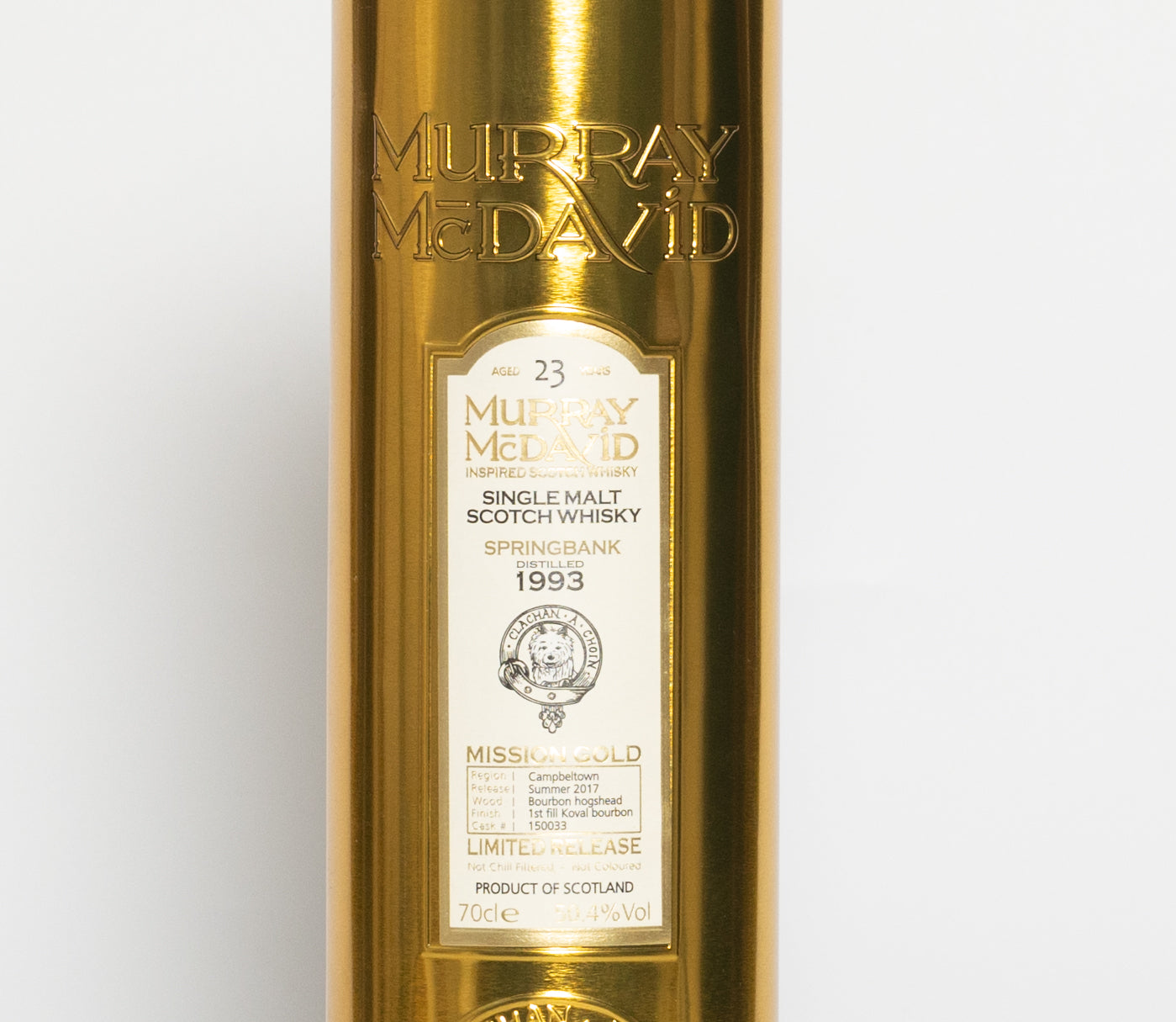 Springbank 1993 Murray McDavid 23 Year Old Mission Gold