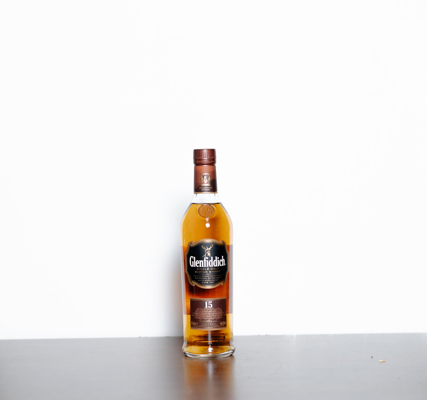 Glenfiddich 15 Year Old Solera Reserve (Old Bottling) – Speyside Single Malt Scotch Whisky, 70cl (Solera Vat, Era-Specific Collectible)