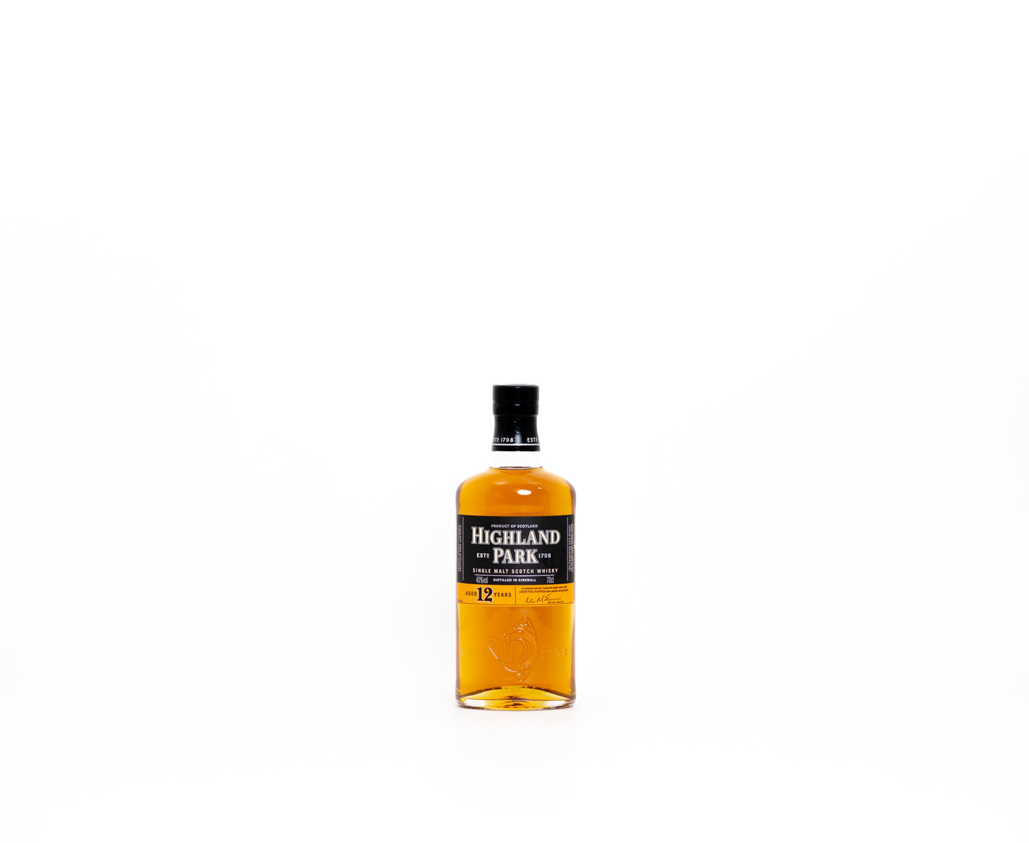 Highland Park 12 Year Old – Islands Single Malt Whisky, 40% ABV, 70cl (Late 2000s Release)