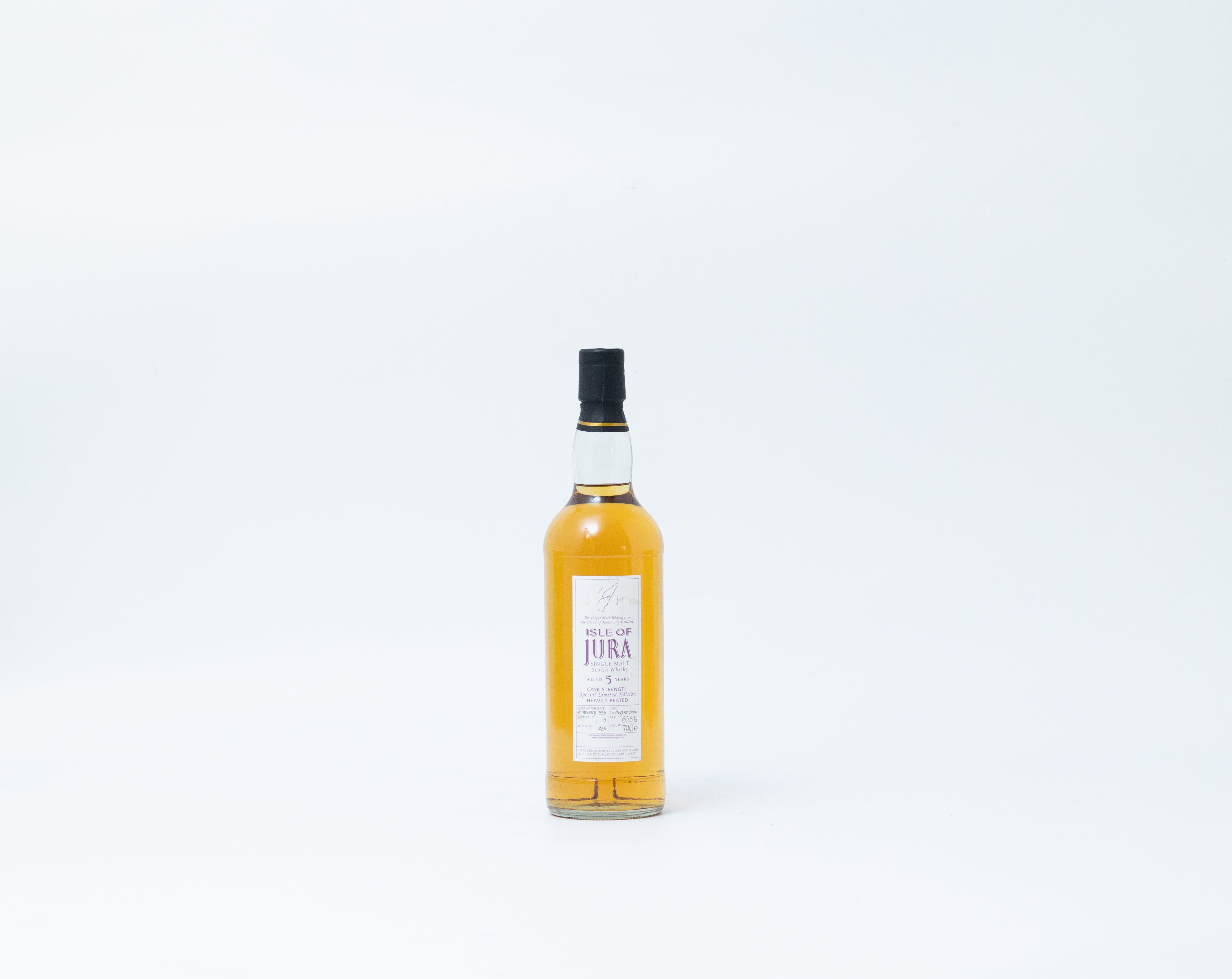 Isle of Jura 5 Year Old Cask Strength Limited Edition – Heavily Peated, 60.6% ABV, 70cl