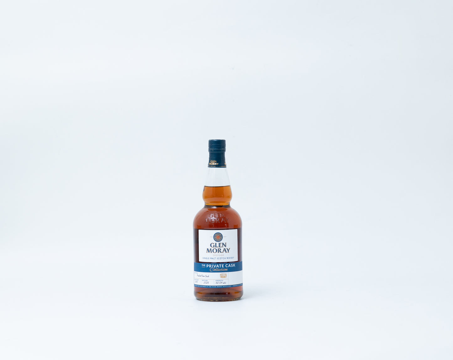 Glen Moray 2015 – Peated Fino Cask, 2025 Private Cask Collection, 58.5% ABV, 70cl