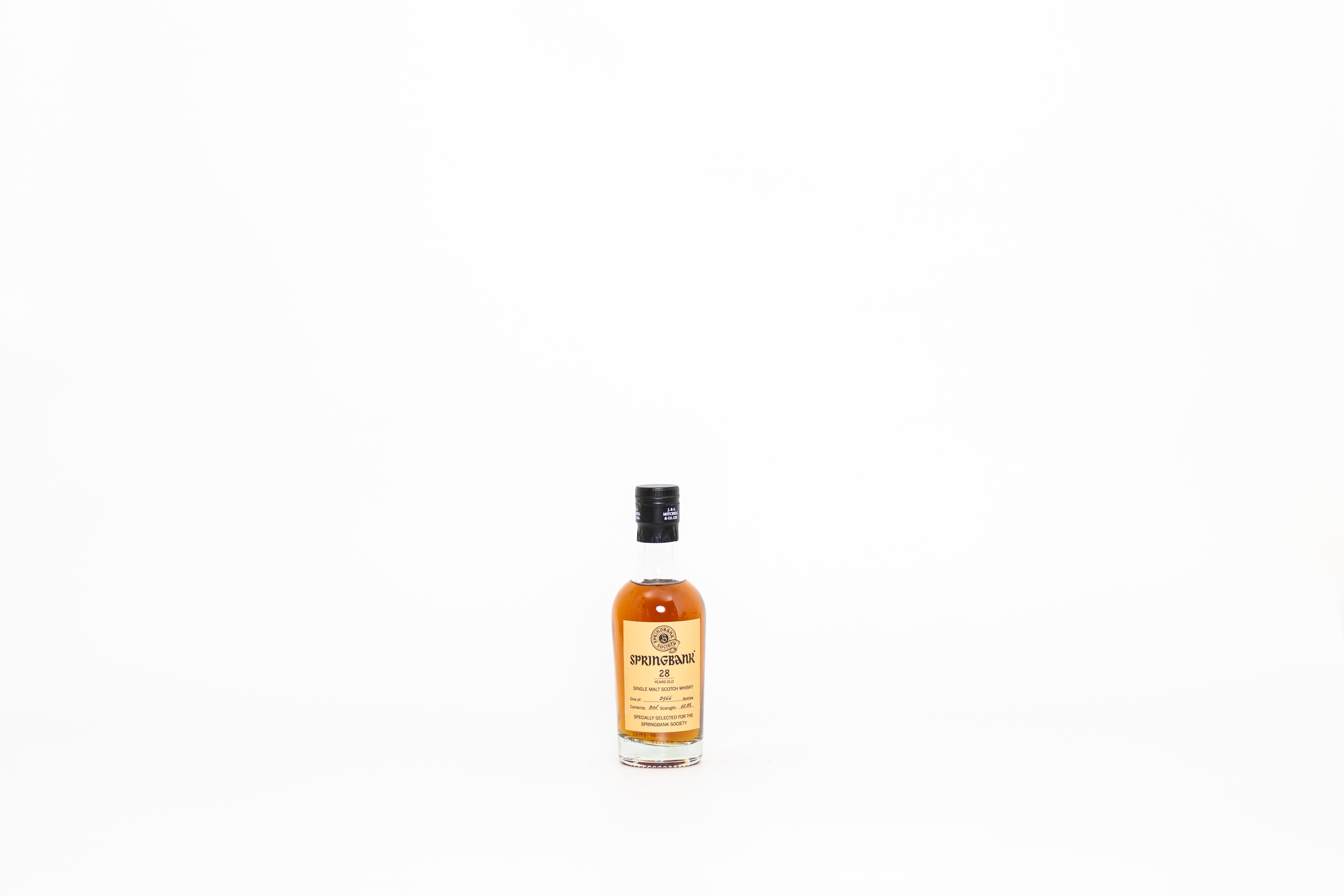 Springbank Society 28 Year Old Single Malt Scotch Whisky, 20cl, 48.2%