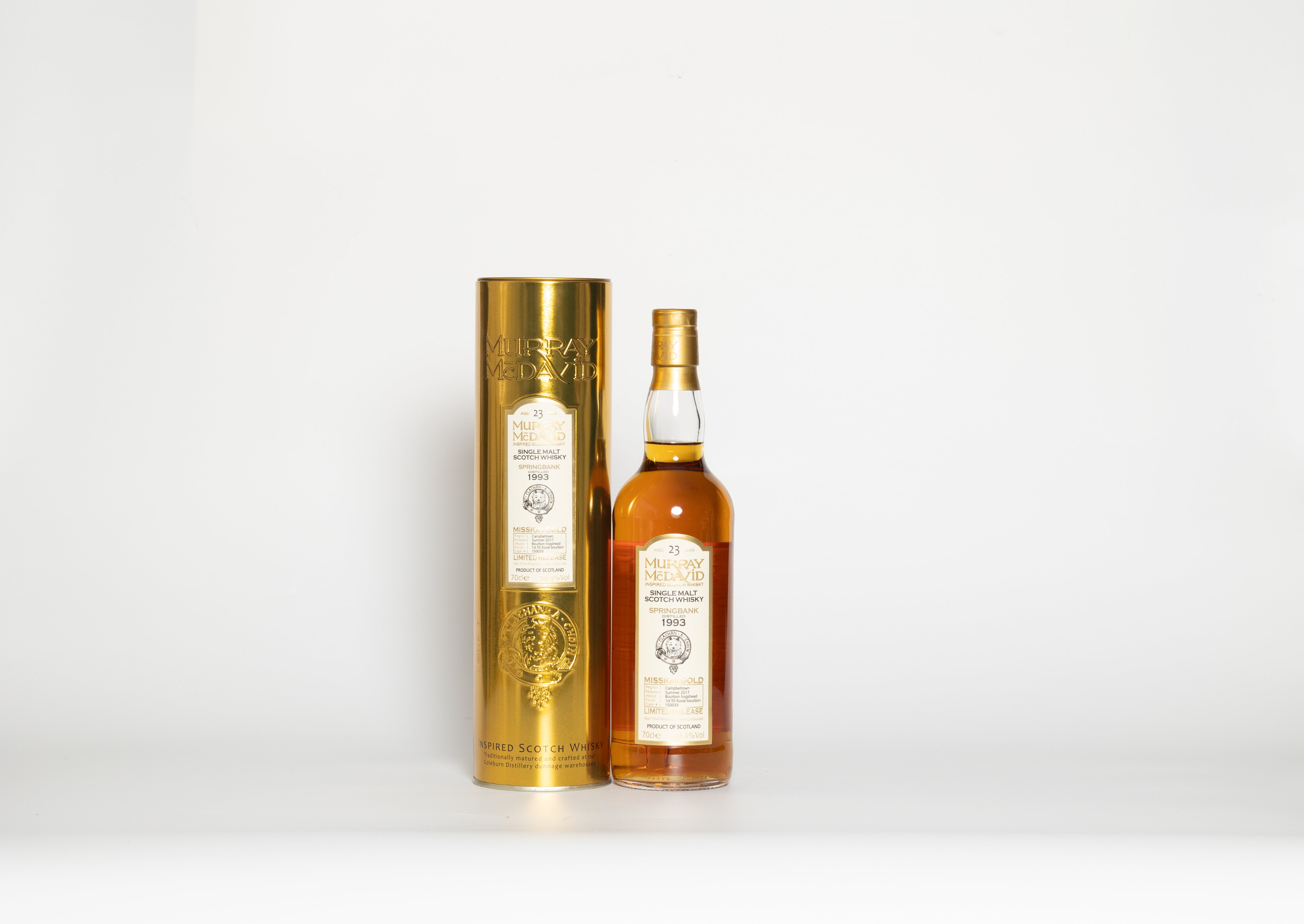 Springbank 1993 Murray McDavid 23 Year Old Mission Gold