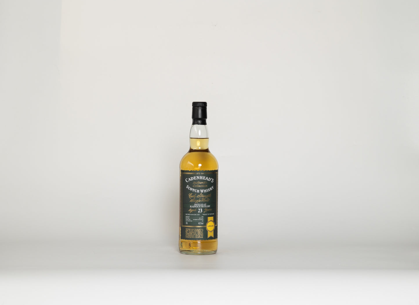 Bladnoch 23 year old 1990 Cadenhead’s Authentic Collection
