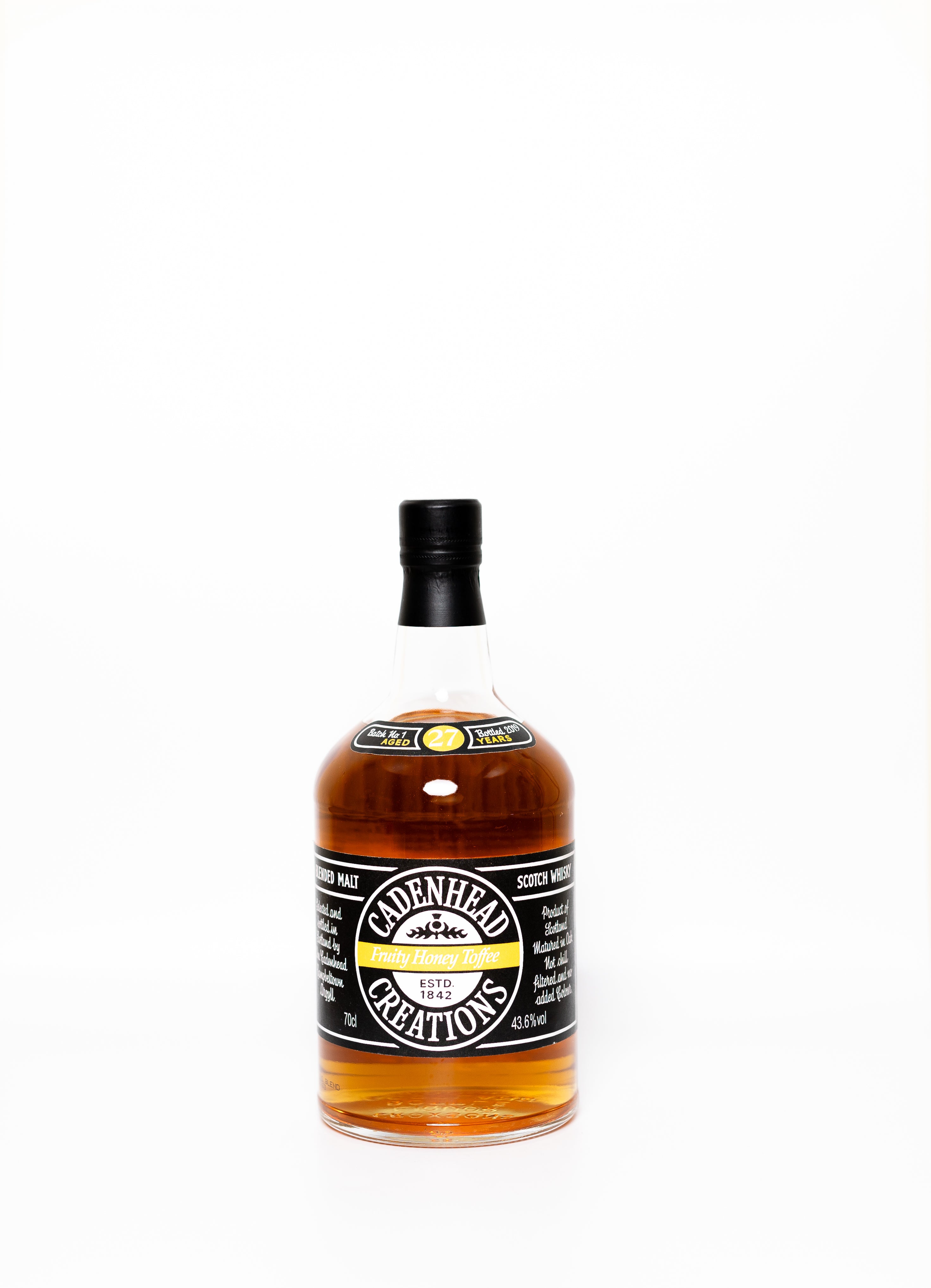 Cadenheads Creations - Fruity, Honey, Toffee 27 Year Old Batch #1