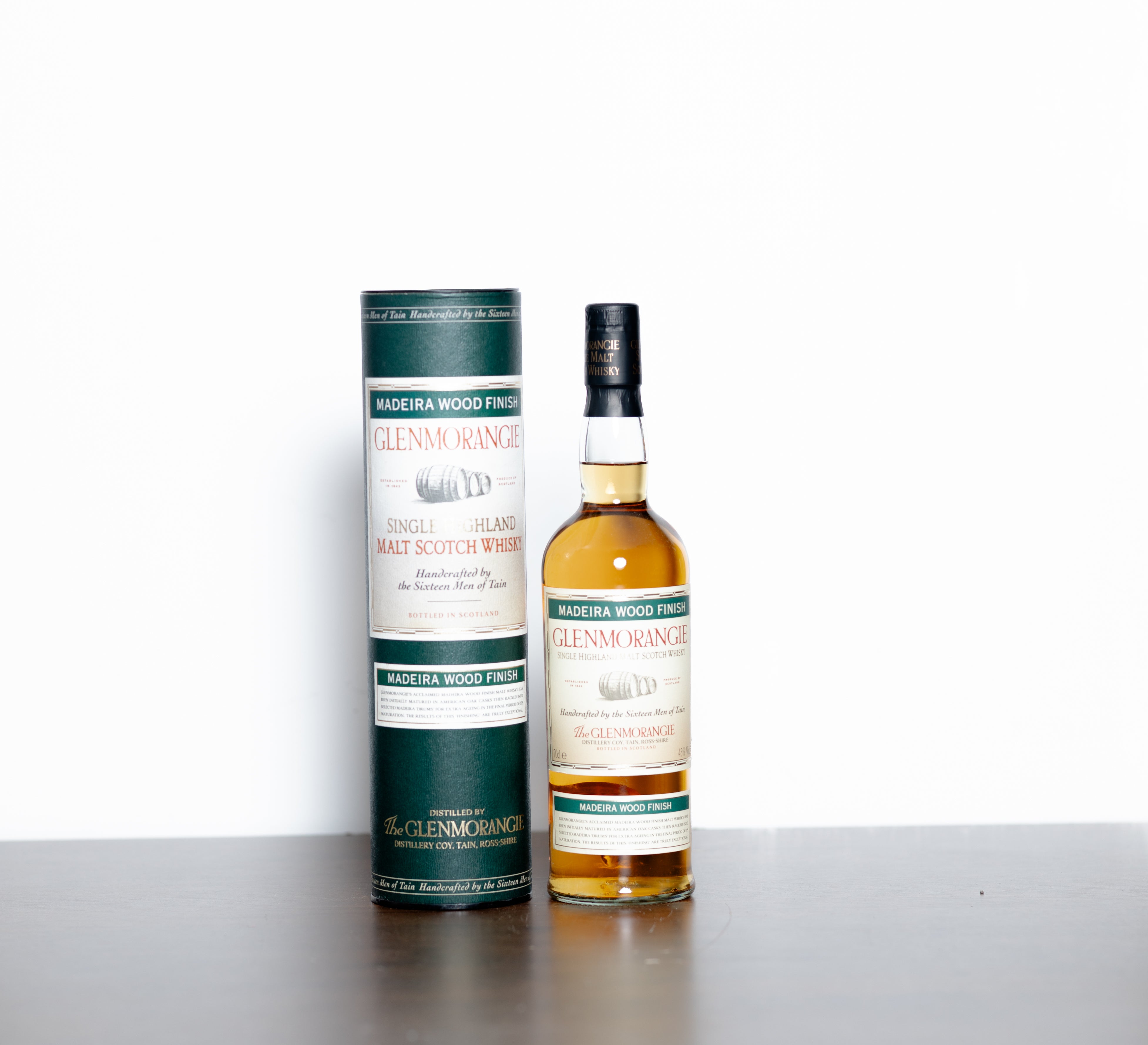 Glenmorangie Madeira Wood Finish – Highland Single Malt Scotch Whisky, 70cl, 43% ABV (With Original Tube)