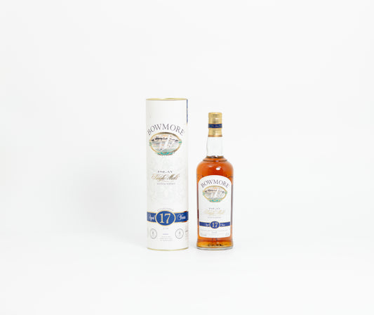 Bowmore 17 Year Old – 1990s Bottling, 43% ABV, 70cl (Original Gift Tube)