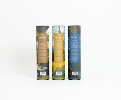 Bimber “Shoulders of Giants” Trio – Vincent, Leonardo & Claude, UK Exclusive Single Casks, 3 x 70cl