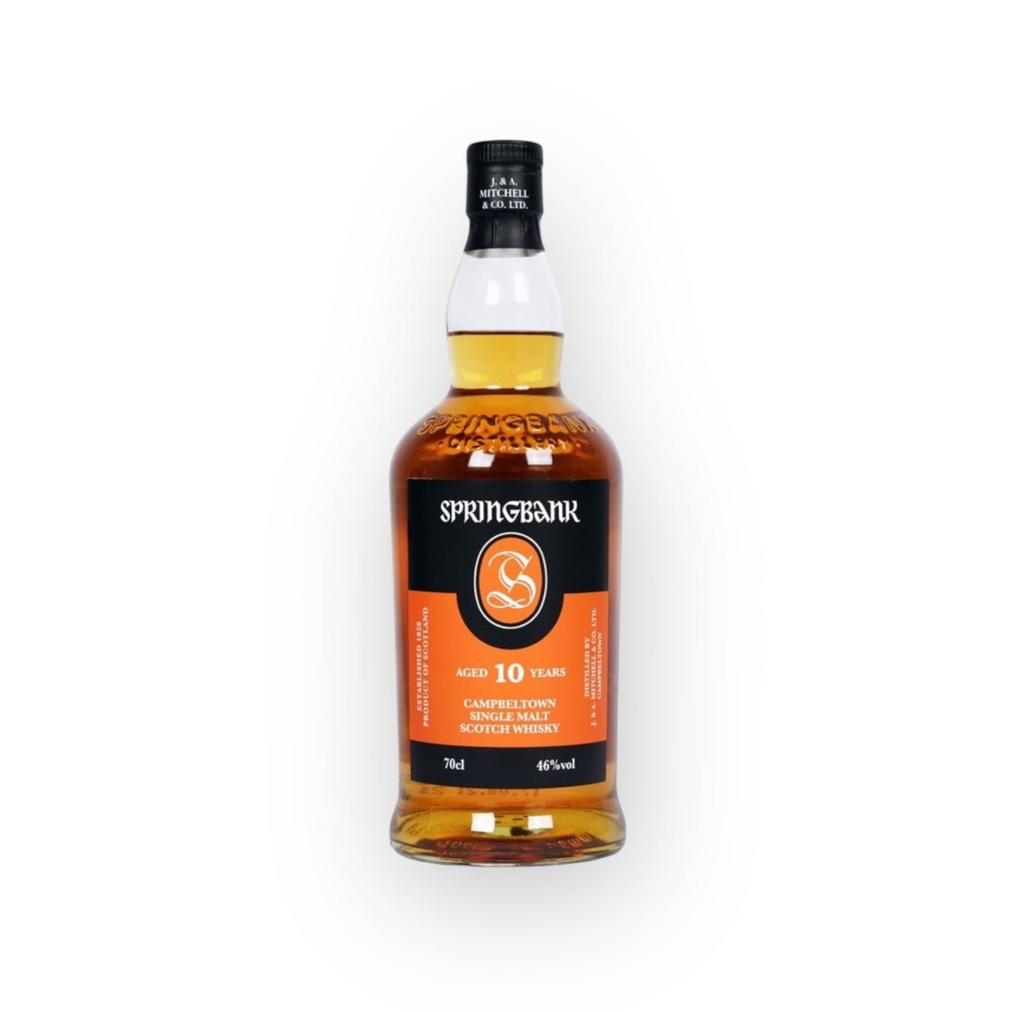 Springbank 10 Year Old – Single Malt Scotch Whisky, 46% ABV, 70cl