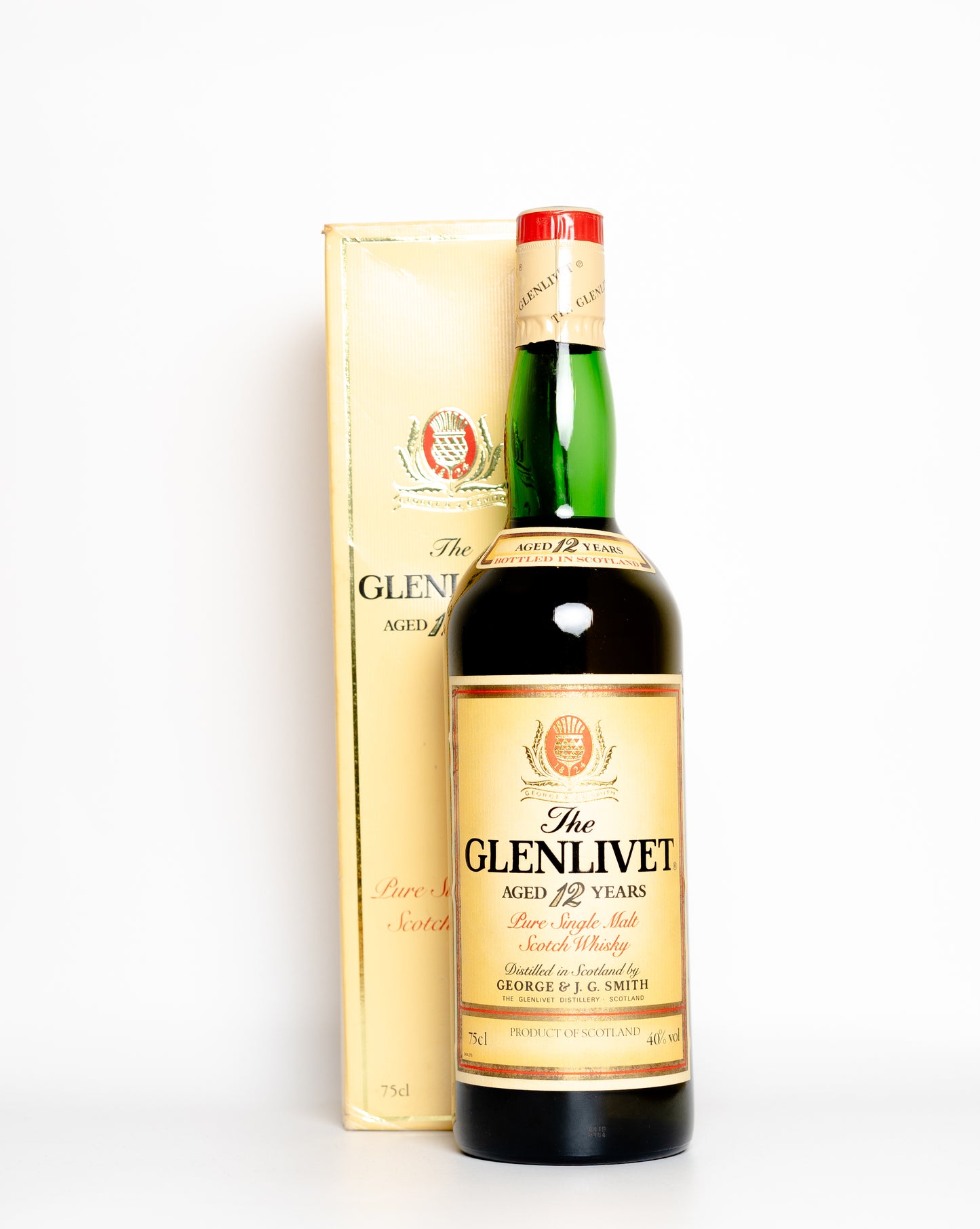 THE GLENLIVET 12 YEAR OLD GEORGE & J.G.SMITH'S 'UNHURRIED SINCE 1824' BOTTLING 1990S (70CL, 40%)