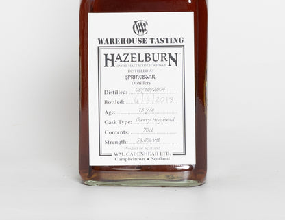 Hazelburn 2004 Cadenhead's Warehouse Tasting 13 Year Old