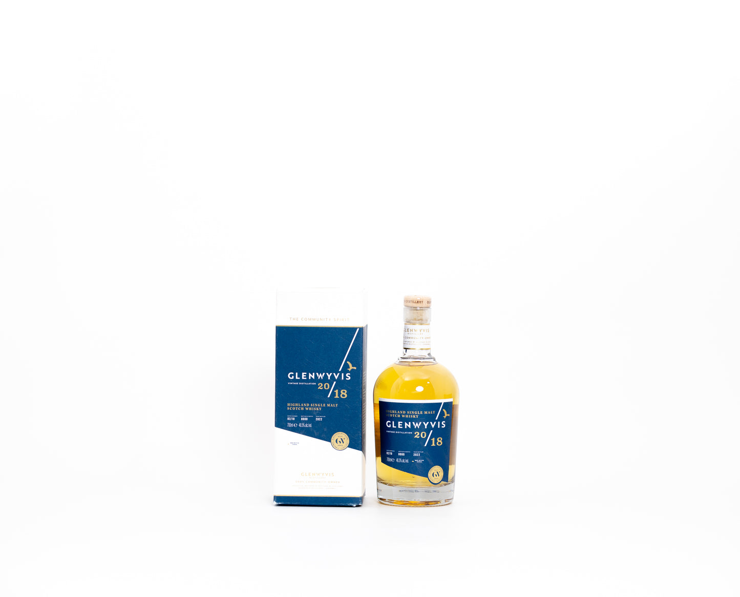 GlenWyvis 2018 (Batch 02/18) – Highland Single Malt, Bottled 2022, 70cl (With Box, 1 of 8,000 Bottles)