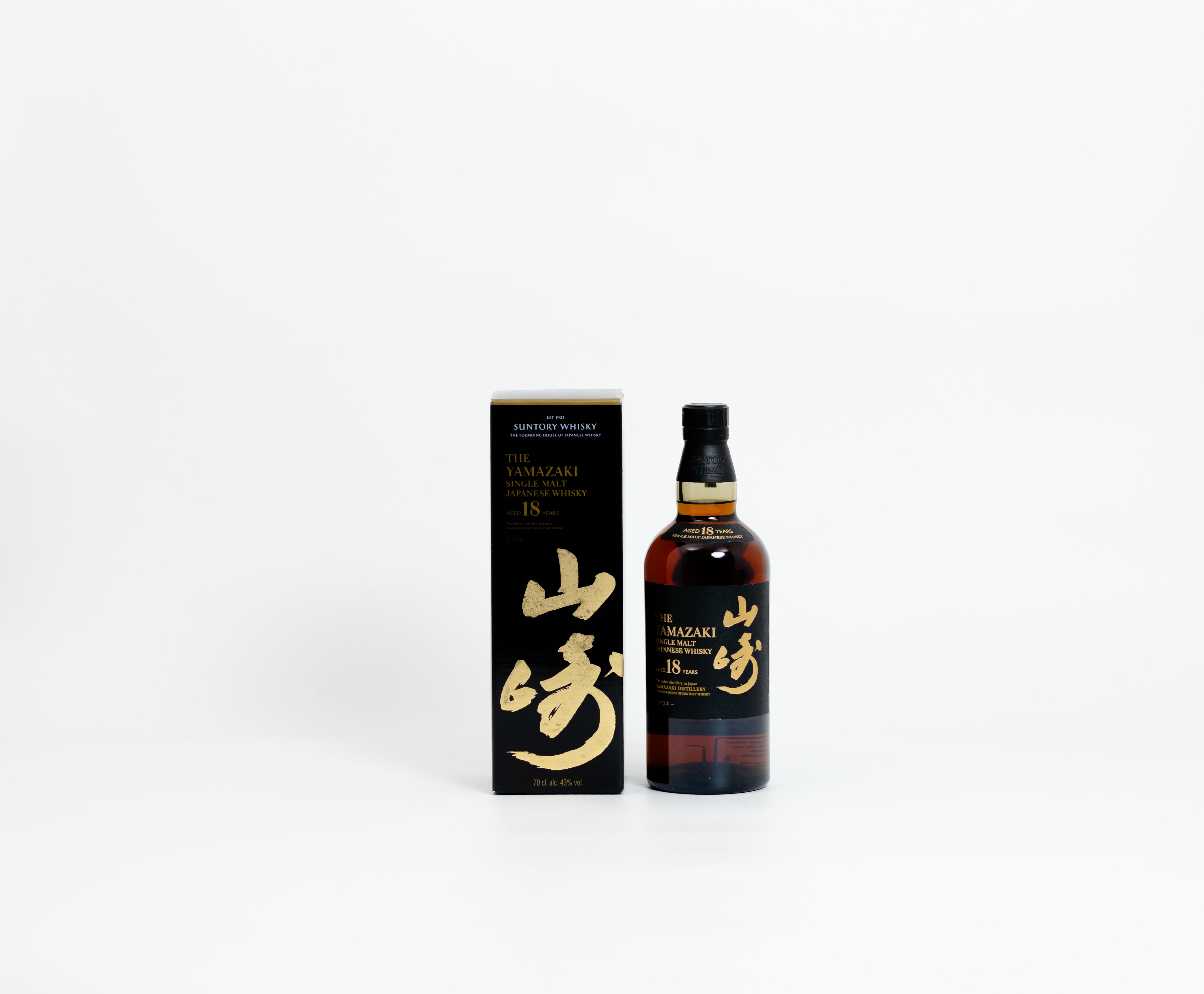 Yamazaki 18 Year Old – Japanese Single Malt, 43% ABV, 70cl (Original Box)