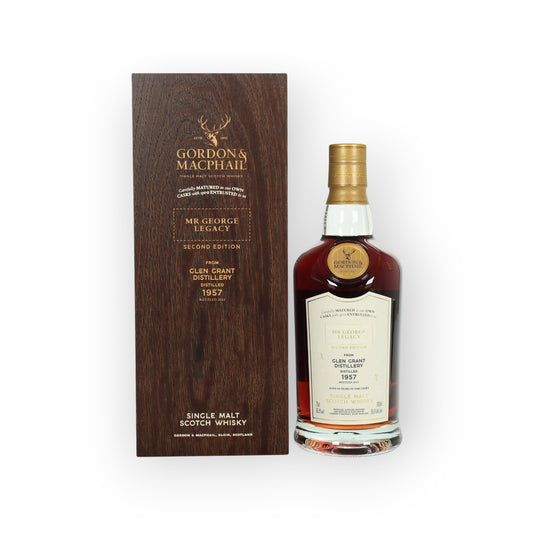 Glen Grant 64 Year Old 1957 – Gordon & MacPhail Mr. George Legacy Second Edition | Single First Fill Sherry Butt #3483 | 56.1% ABV | 298 Bottles | 70cl
