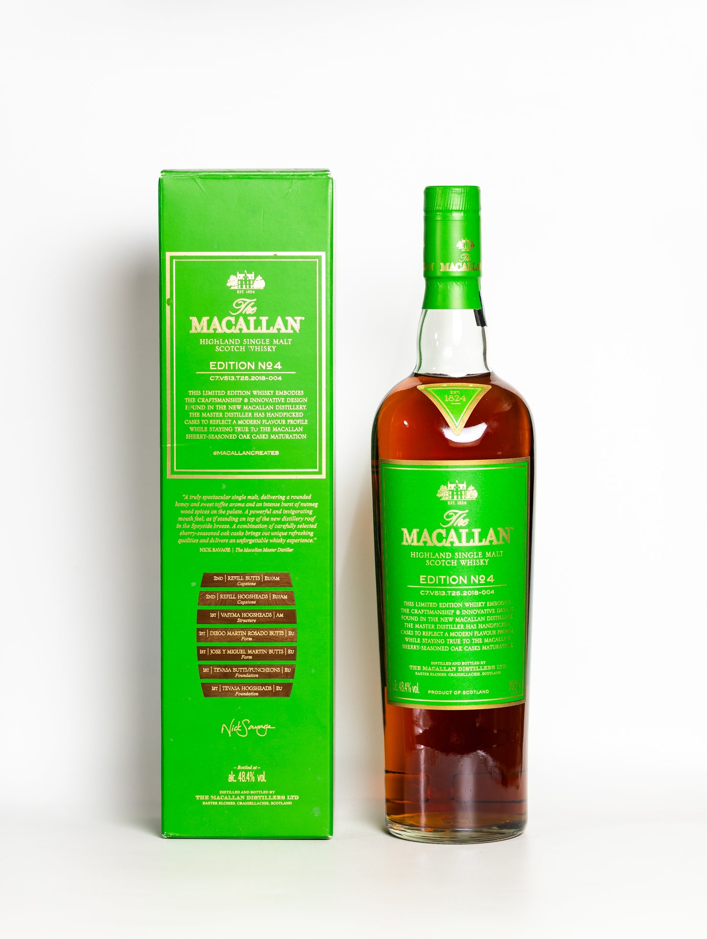 Macallan Edition Limited Edition FULL SET, No.1, No.2 , No.3, No.4, No.5 and No.6 + Macallan Lalique Candle