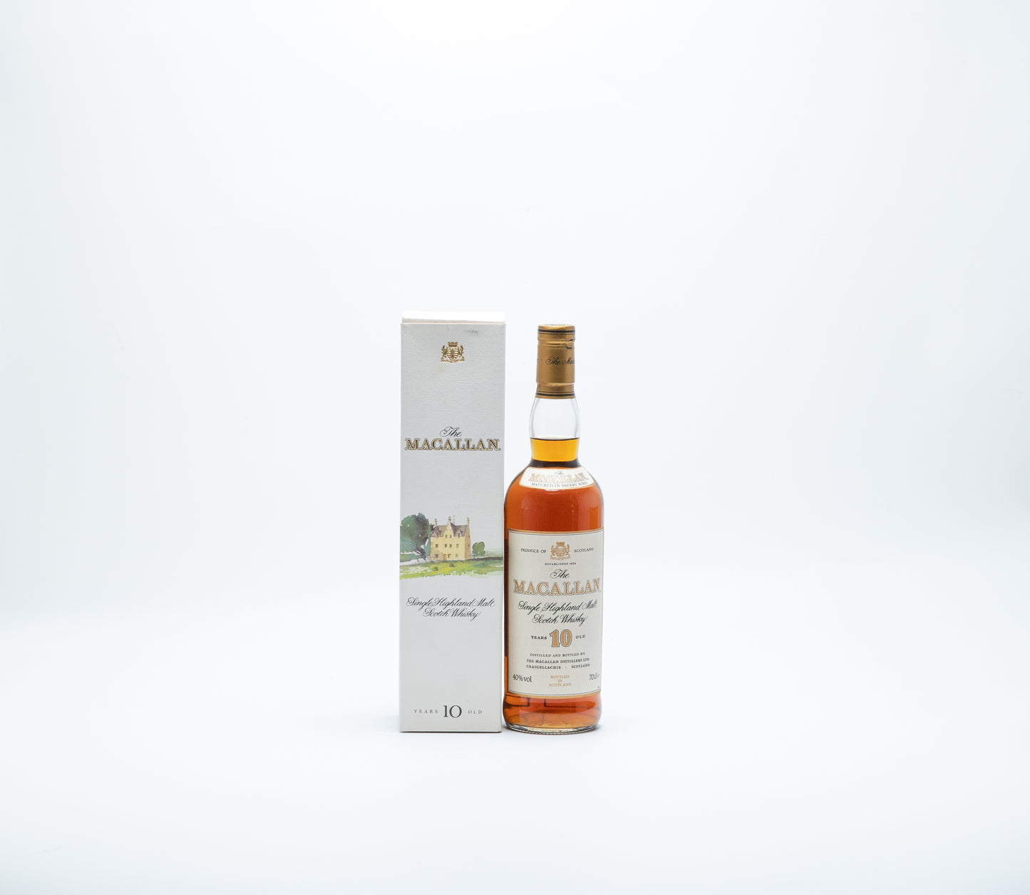 Macallan 10 Year Old Sherry Oak Casks – 1990s Bottling, 40% ABV, 75cl