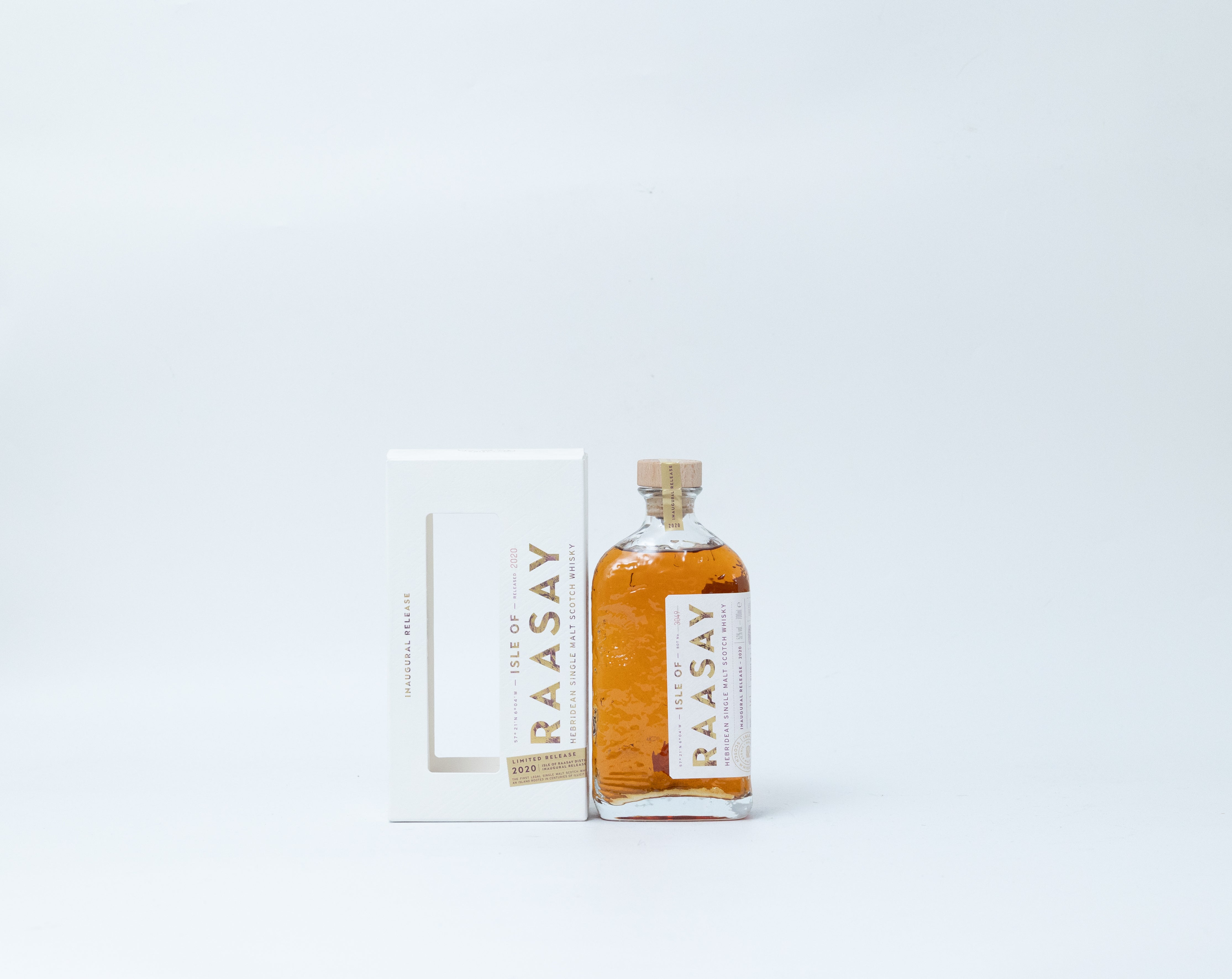 Isle of Raasay Inaugural Release – 52% ABV, 70cl, Original Box