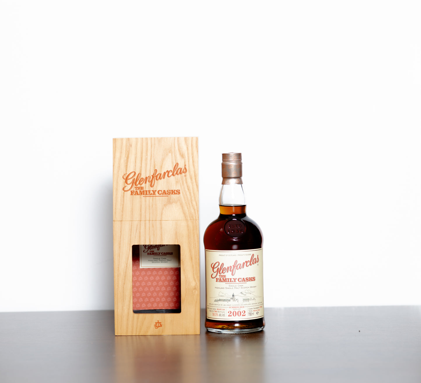 Glenfarclas 2002 Family Cask #3769 (Summer 2018) – Single Malt Scotch Whisky, Speyside, 70cl, 58% (Sherry Butt, 706 Bottles)
