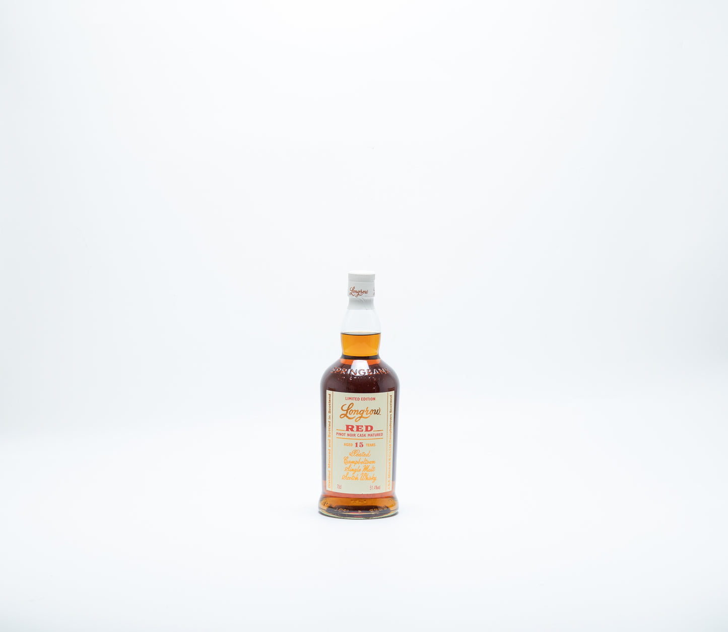 Longrow 15 Year Old Red Pinot Noir Cask Single Malt Scotch Whisky, 70cl, 51.4% ABV