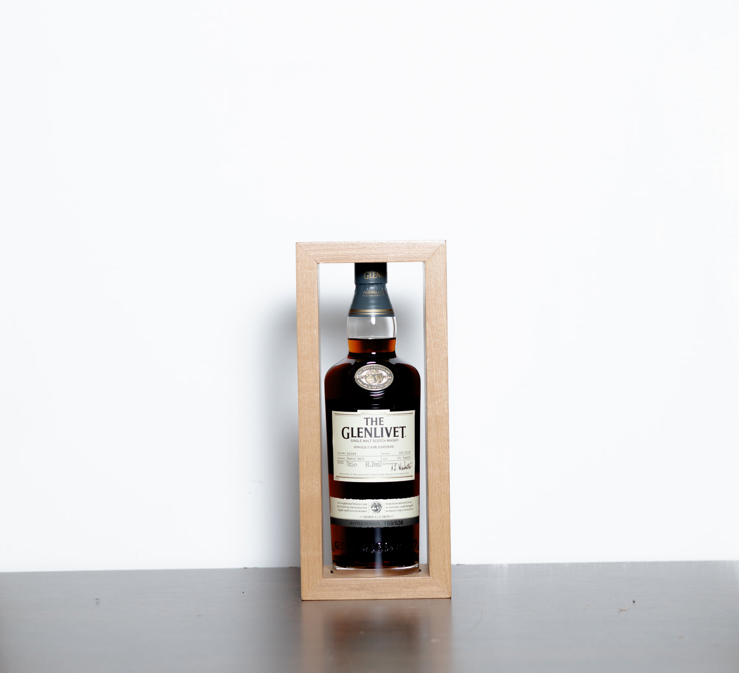 The Glenlivet 15 Year Old Single Cask #56071 (Edition) – Speyside Single Malt Scotch Whisky, 70cl, 60.2% ABV (Complete Set with Box)