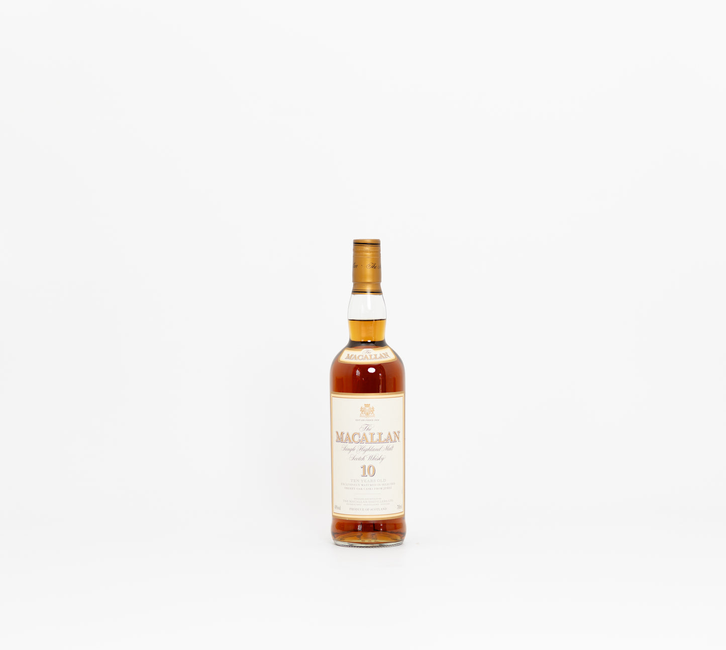Macallan 10 year old exclusively matured in Sherry Oak Casks | Early 2000s